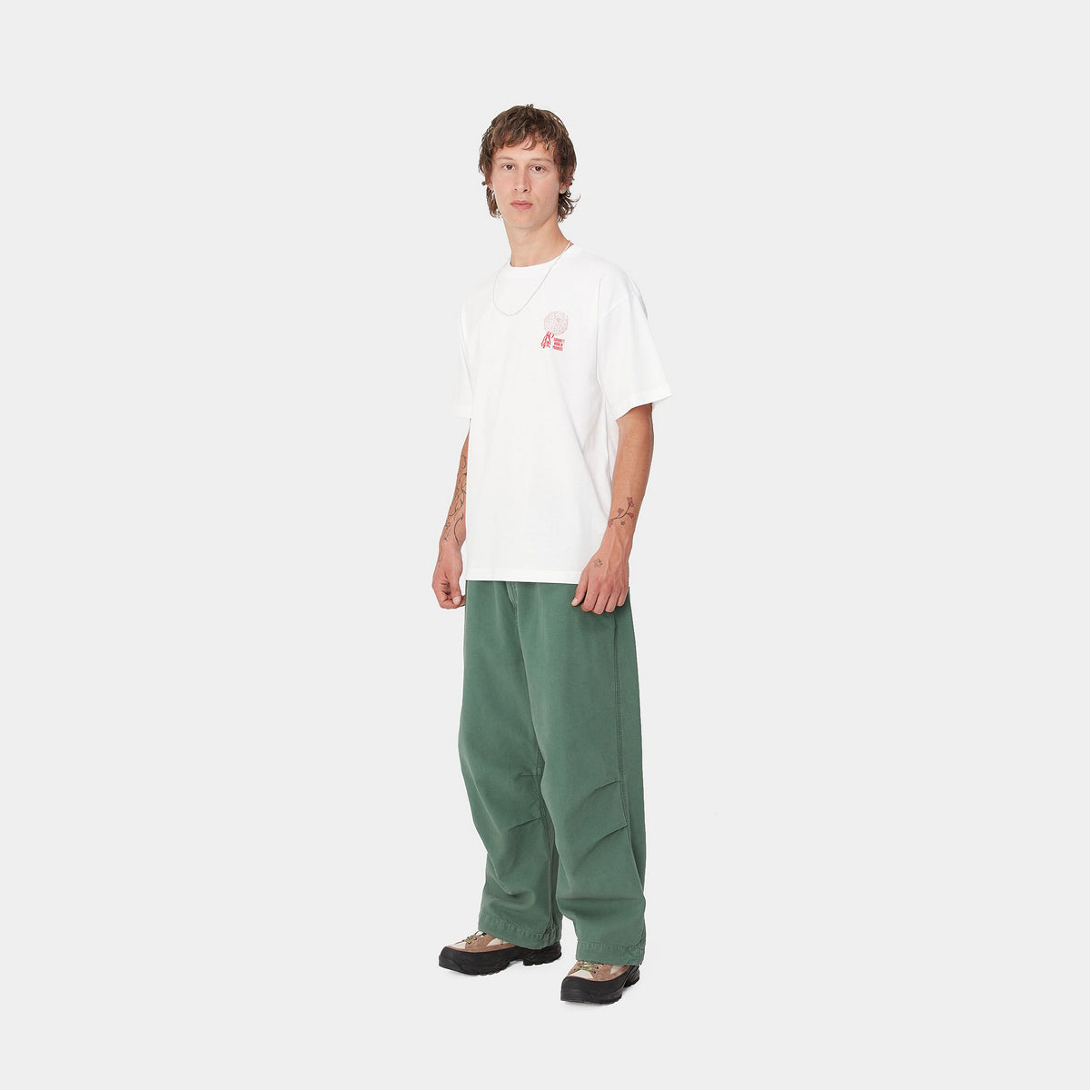 S/S CHRYSANTHEMUM T-SHIRT - White 4