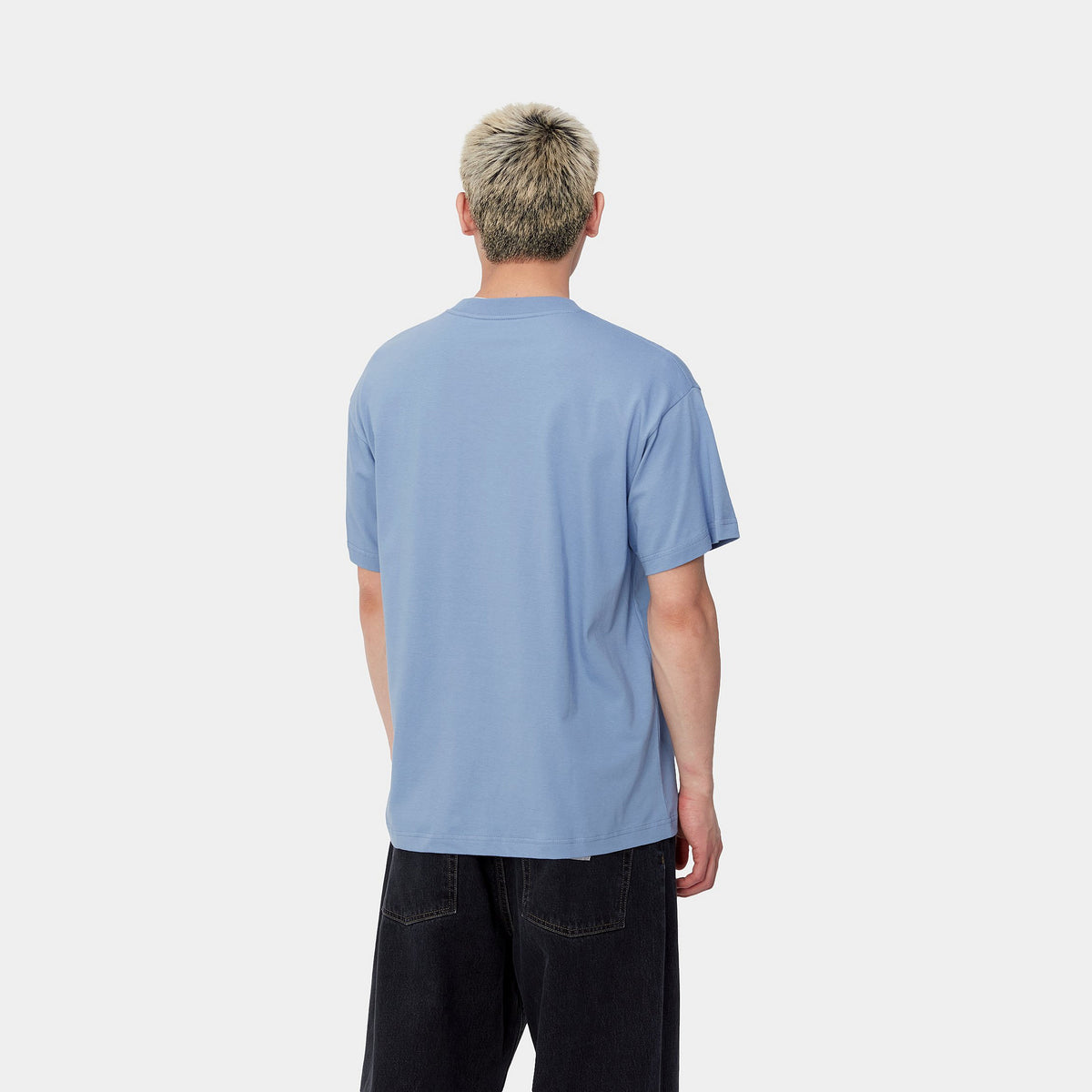 S/S CLAM T-SHIRT - Charm Blue 3