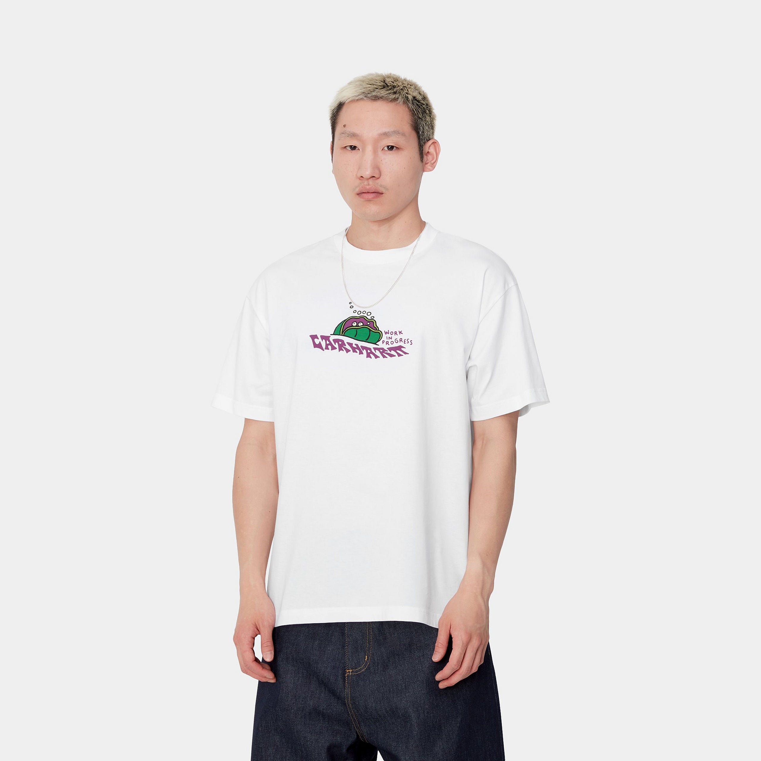 S/S CLAM T-SHIRT - White