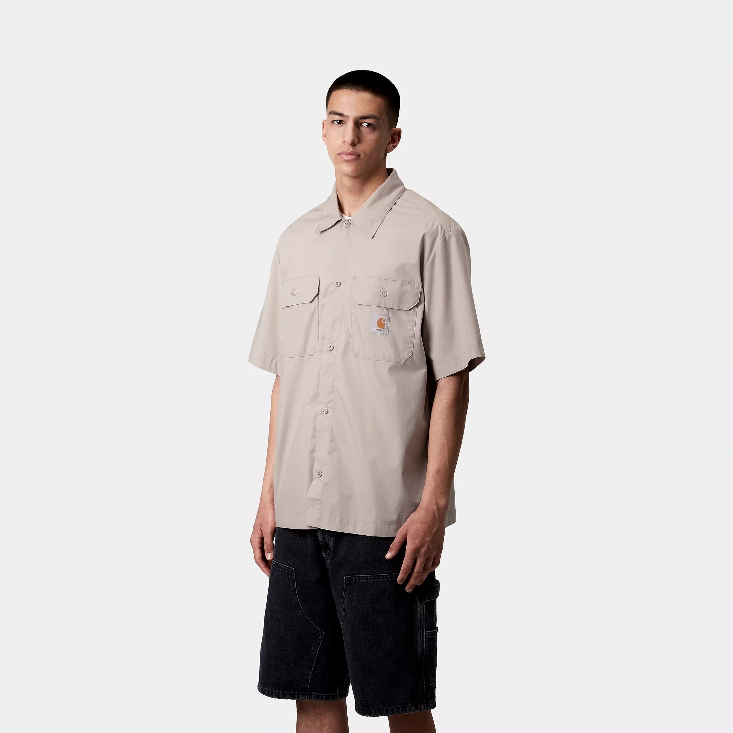 S/S CRAFT SHIRT - Dusky Beige 2