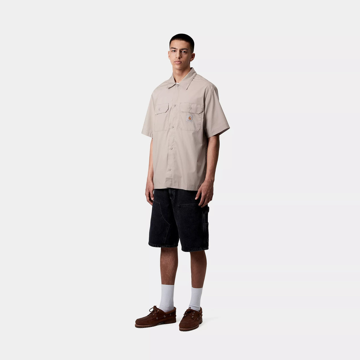S/S CRAFT SHIRT - Dusky Beige 4