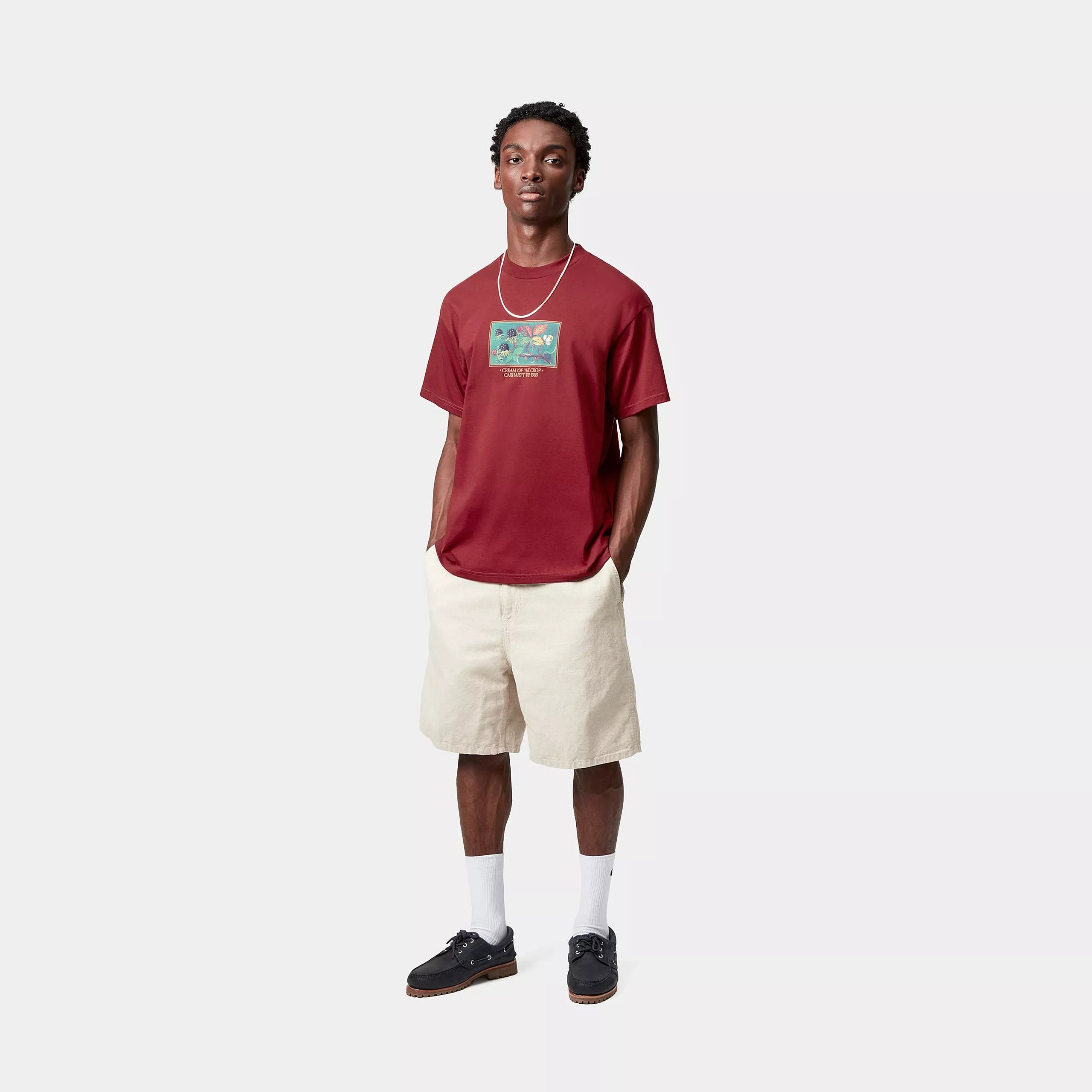 S/S CREAM OF THE CROP T-SHIRT - Scarlet