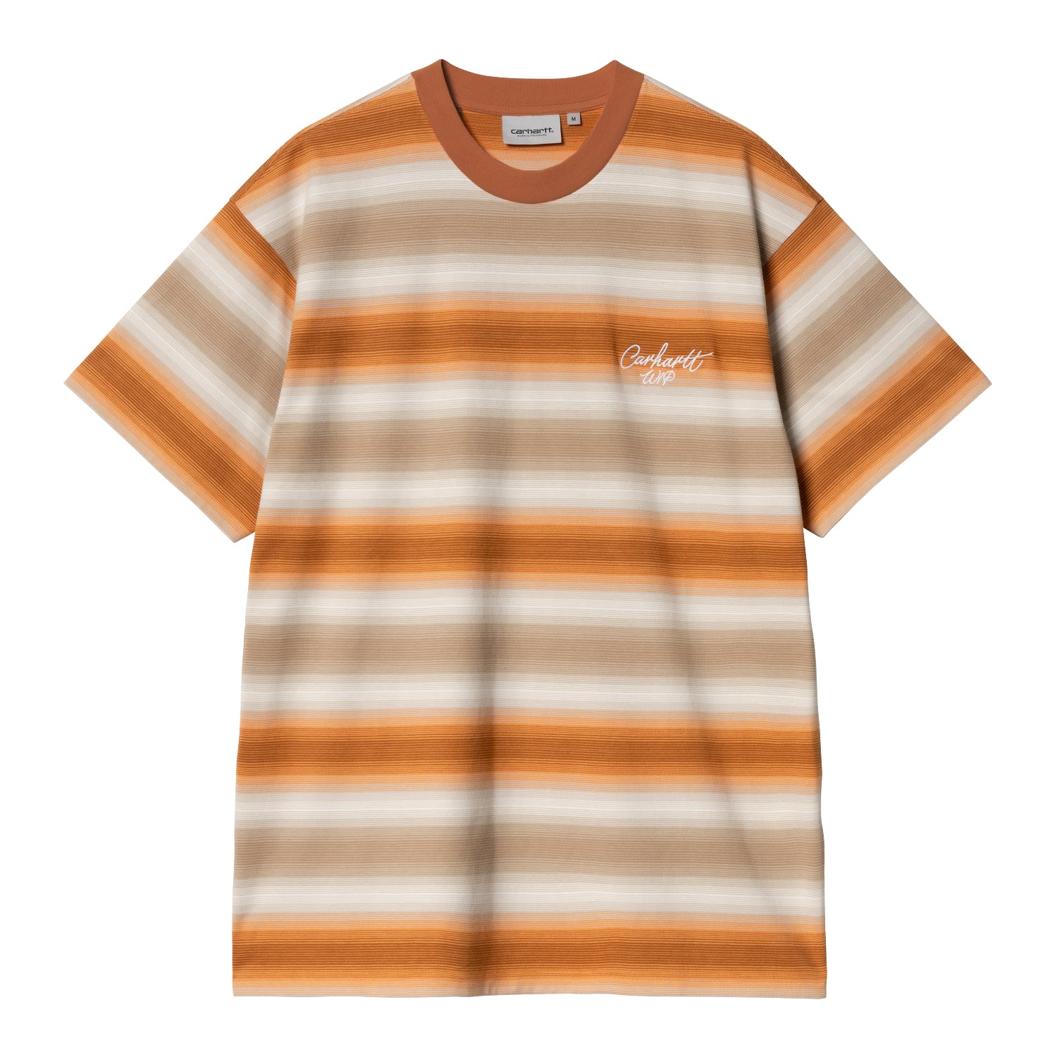 S/S DASHNER T-SHIRT - Dashner Stripe, Pumpkin
