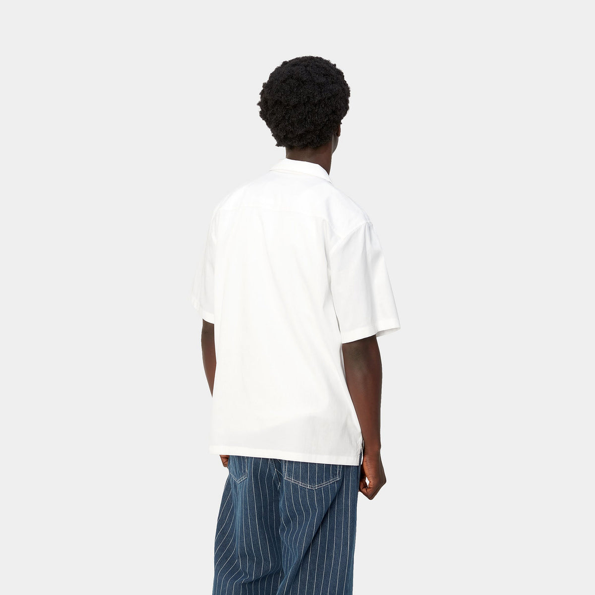 S/S DELRAY SHIRT - White / Black 3