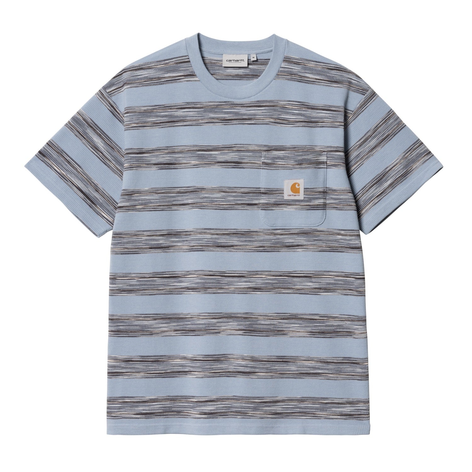 S/S DODSON POCKET T-SHIRT - Dodson Stripe Horizontal, Misty Sky 1