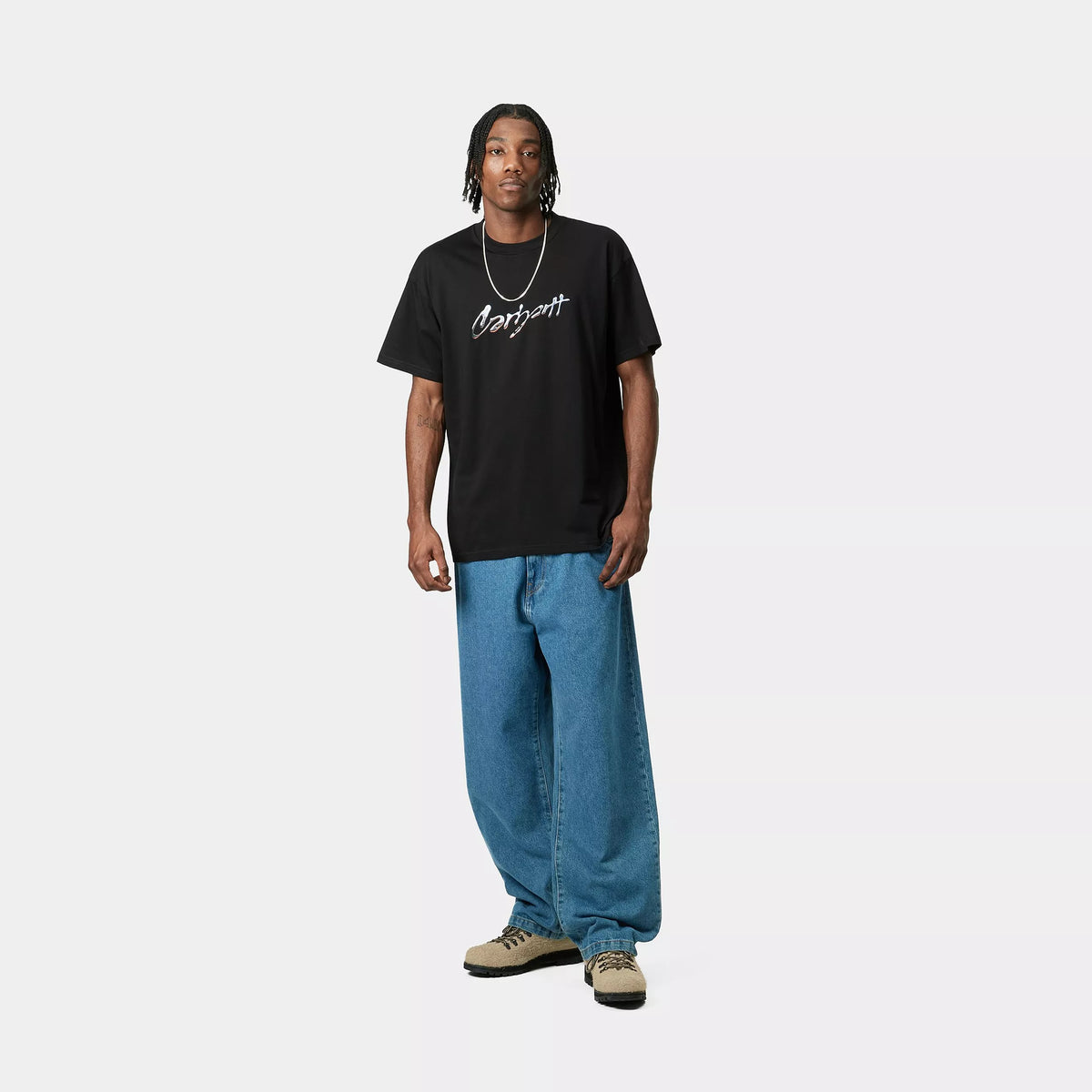 S/S DRIP SCRIPT T-SHIRT - Black 4