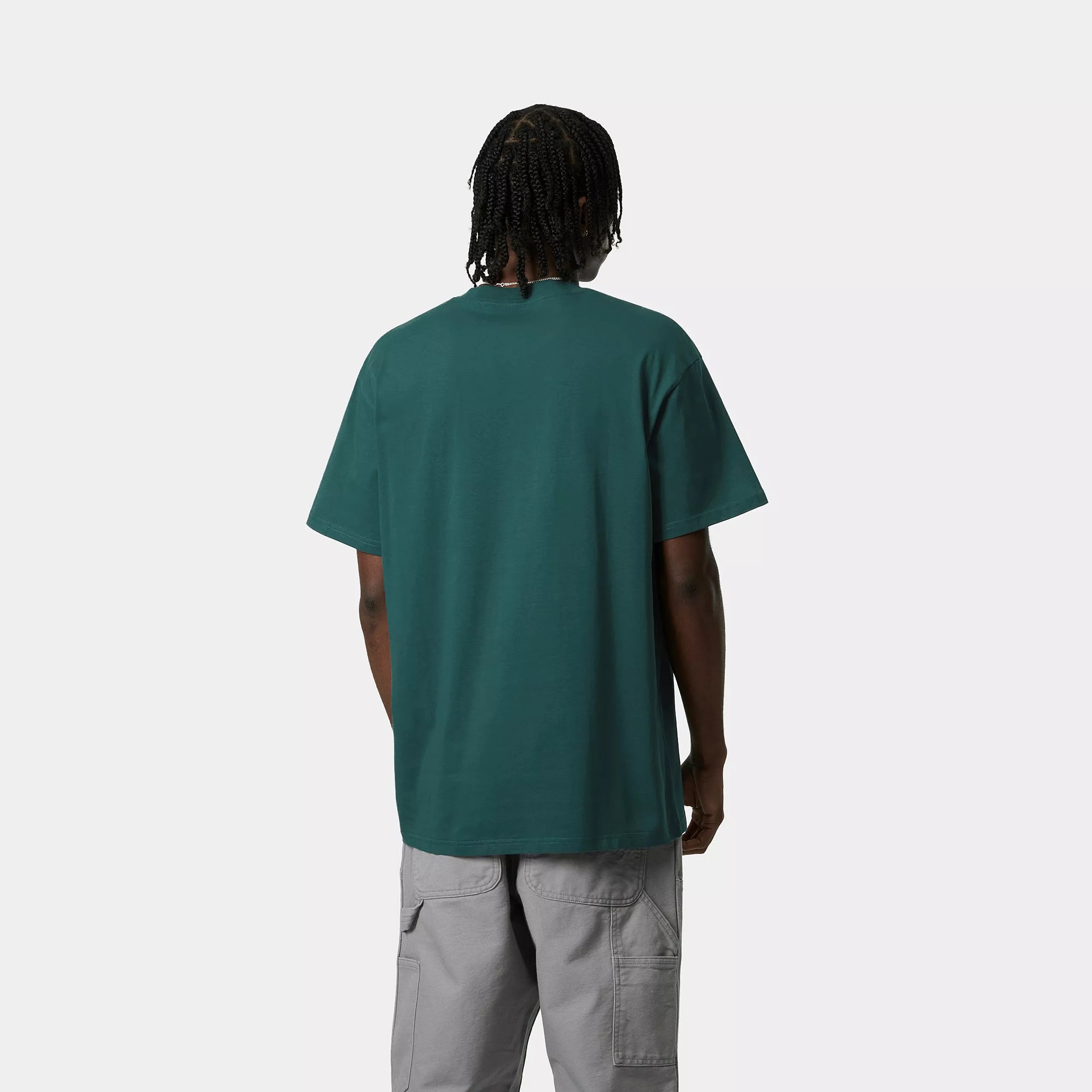 S/S DRIP SCRIPT T-SHIRT - Malachite 3