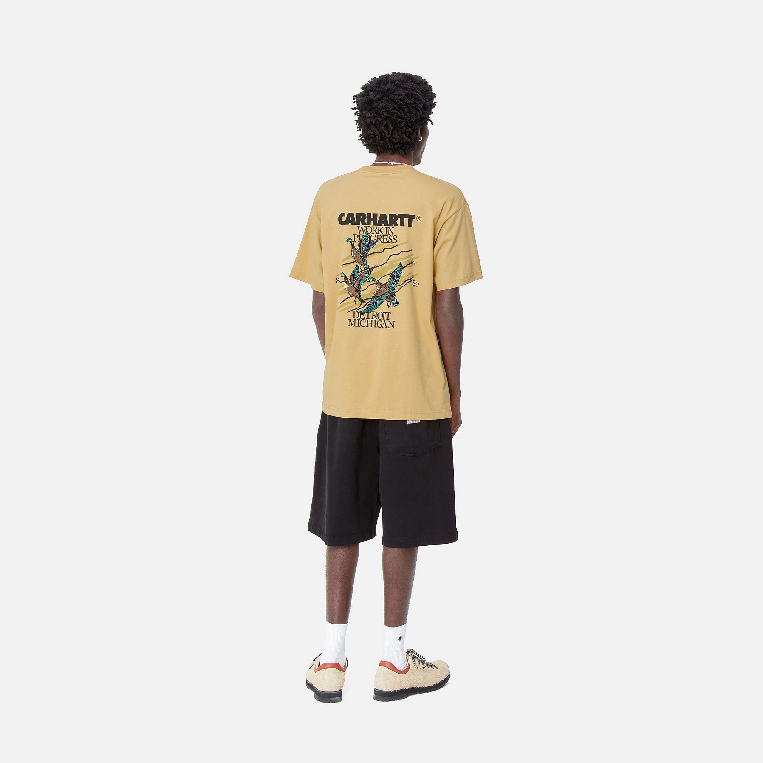 S/S DUCKS T-SHIRT - Bourbon