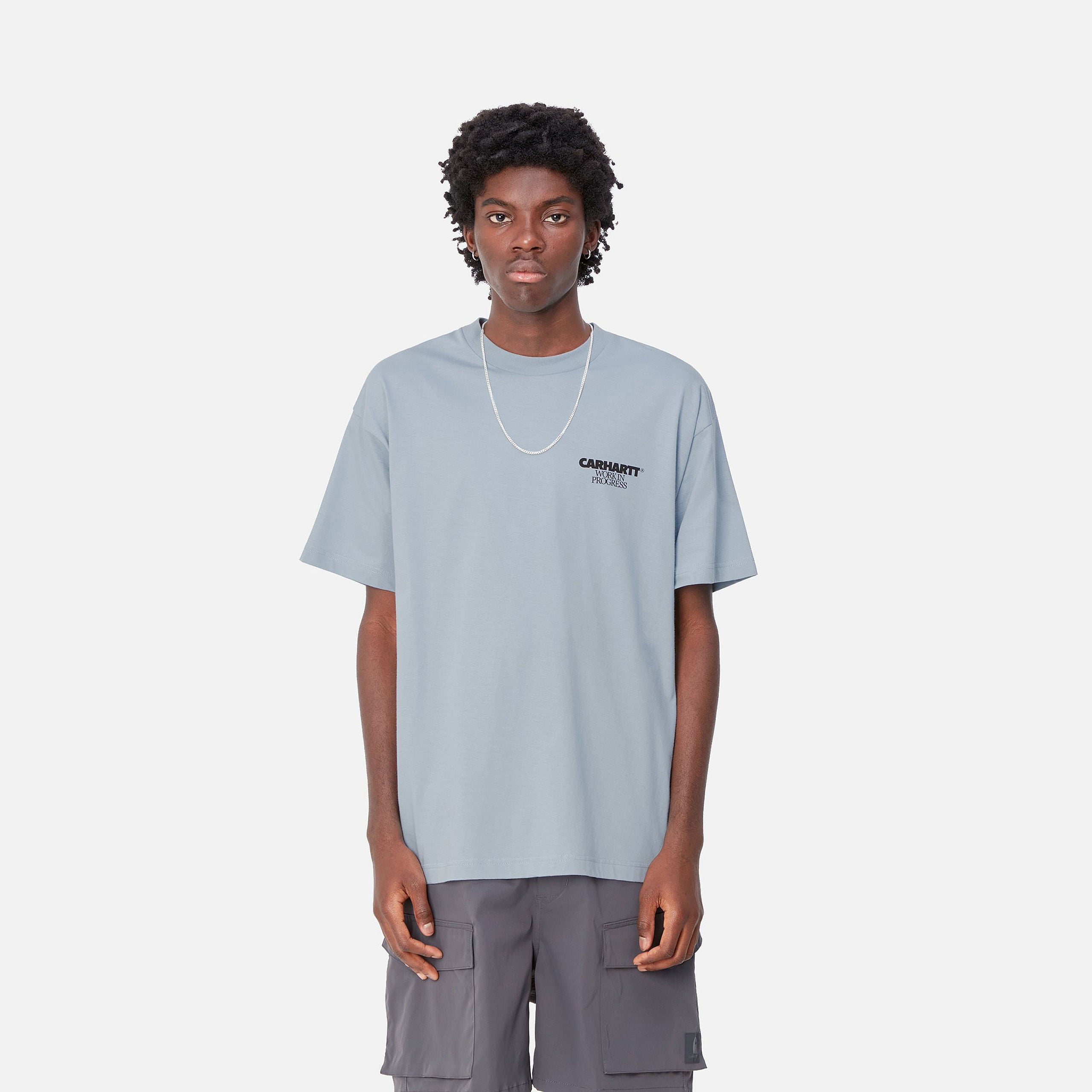 S/S DUCKS T-SHIRT - Misty Sky