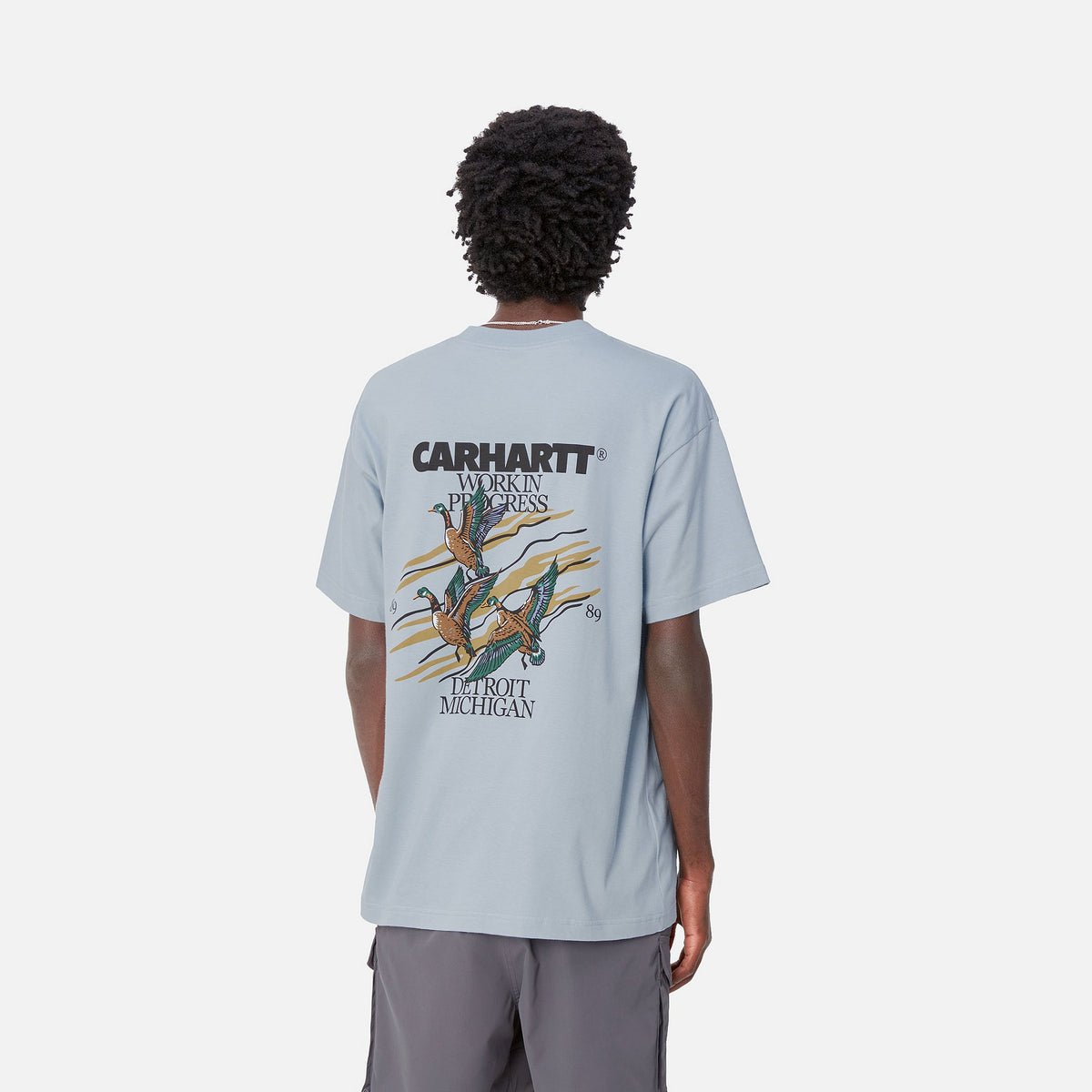 S/S DUCKS T-SHIRT - Misty Sky 3