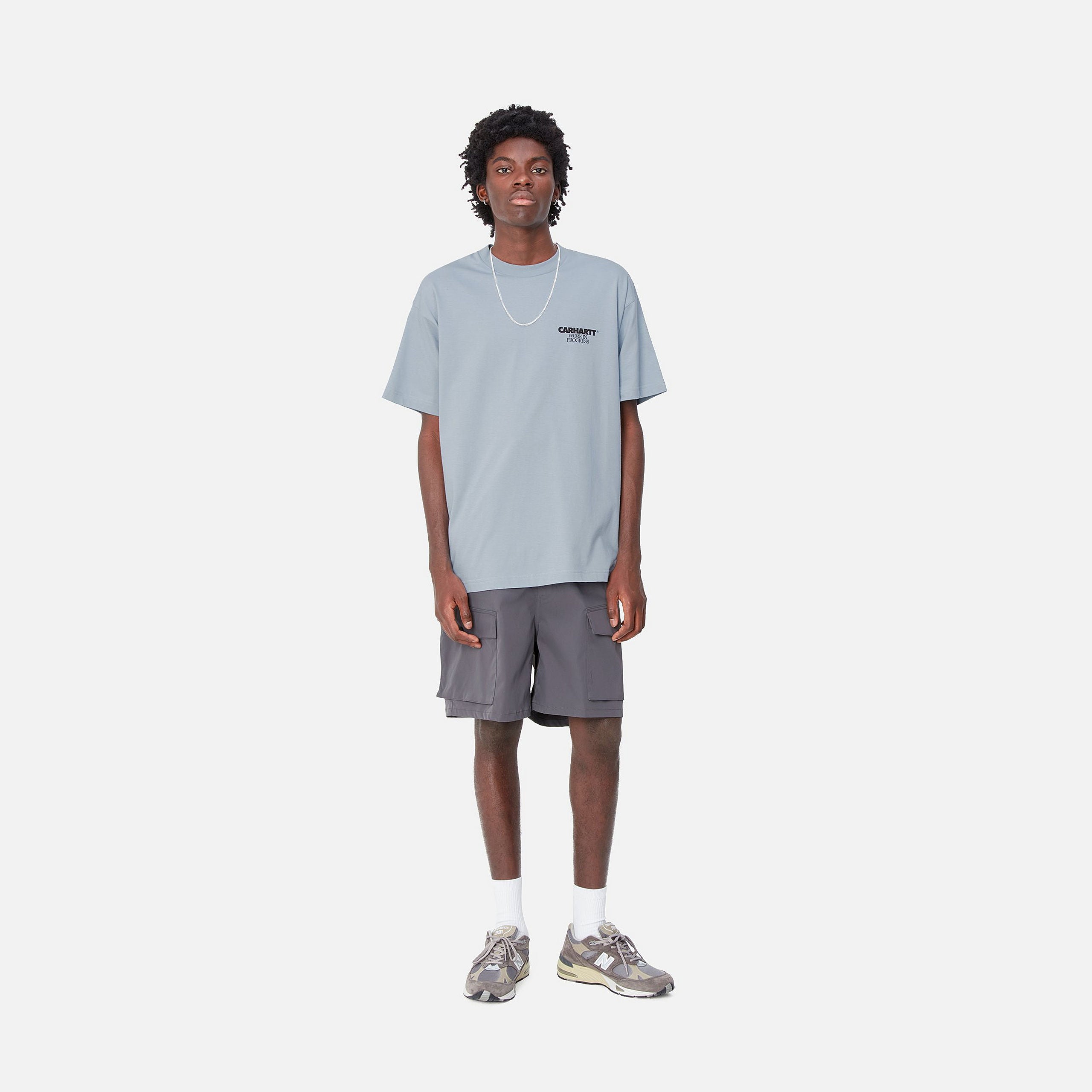 S/S DUCKS T-SHIRT - Misty Sky