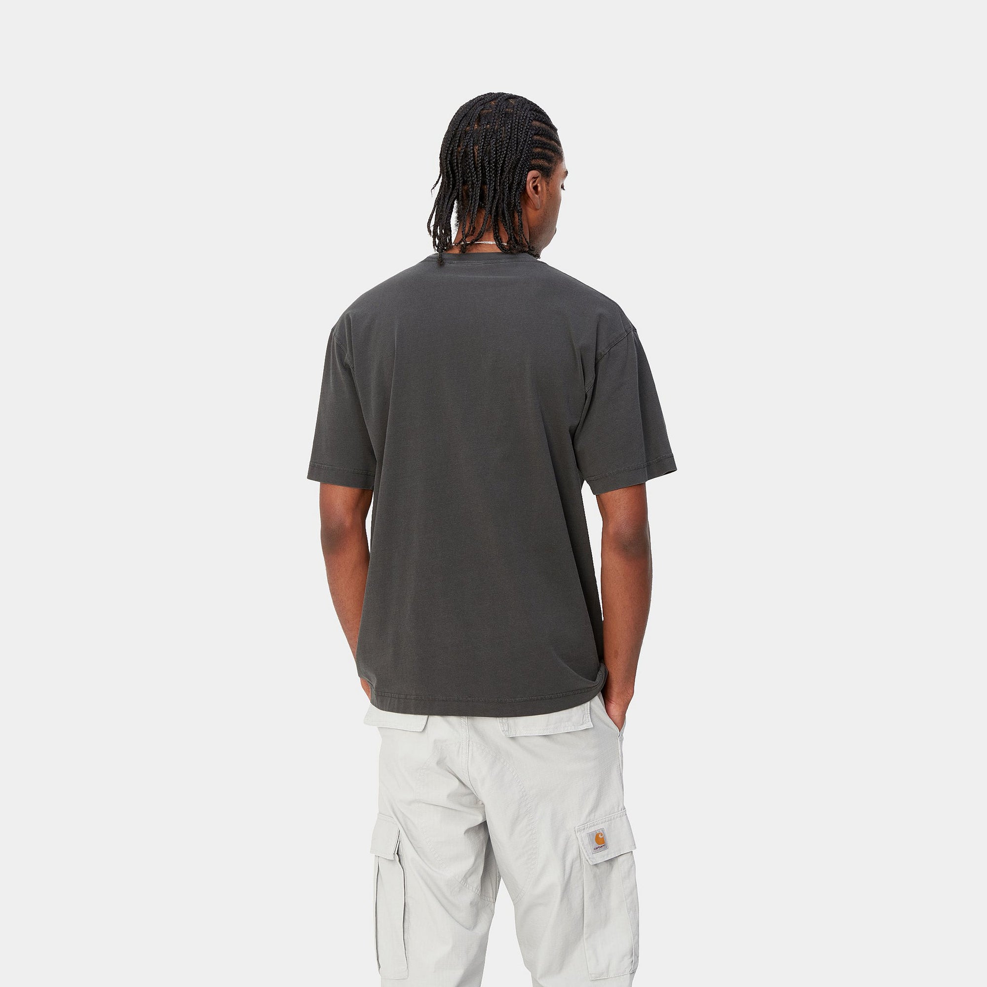 S/S DUNE T-SHIRT - Charcoal (garment dyed)