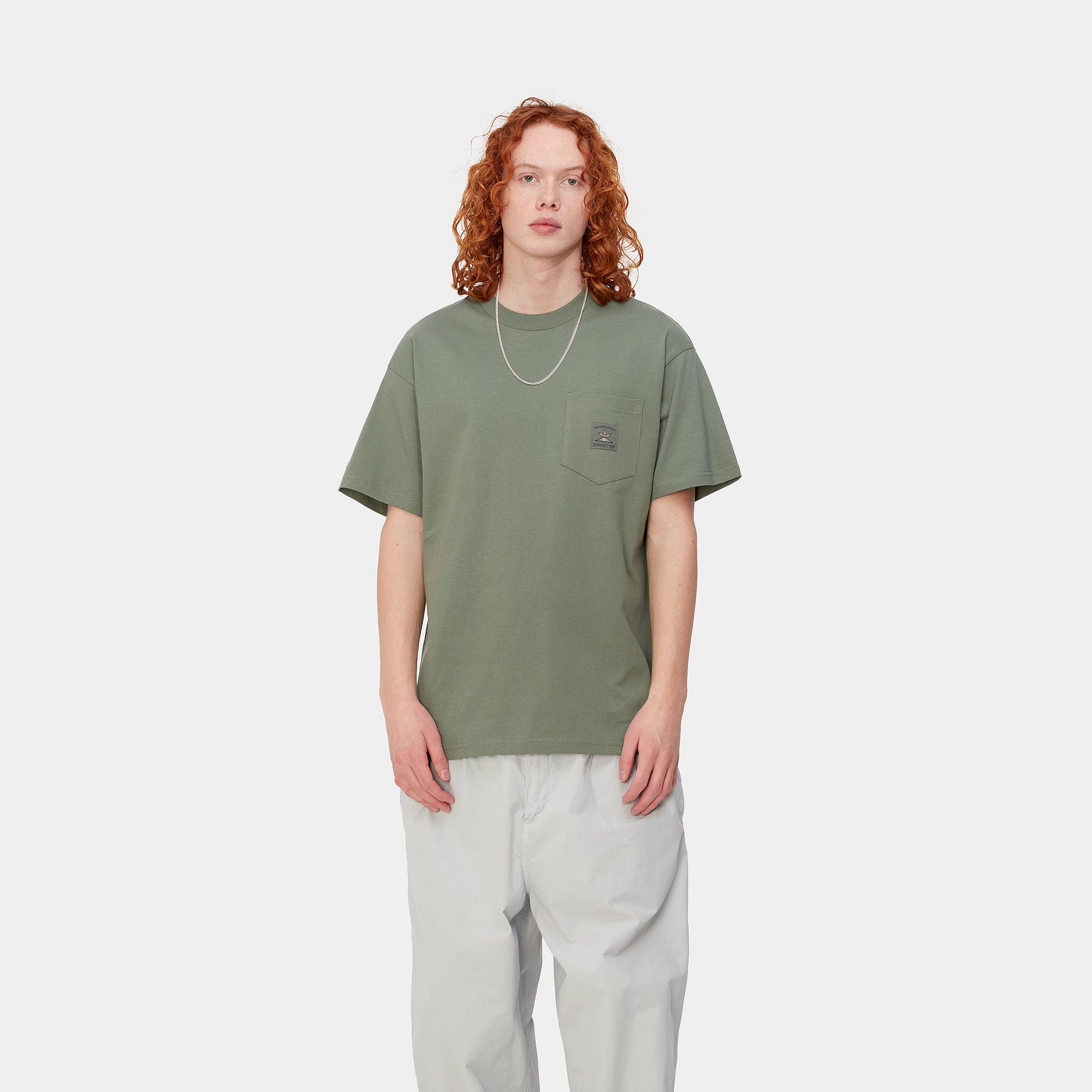 S/S FIELD POCKET T-SHIRT - Park