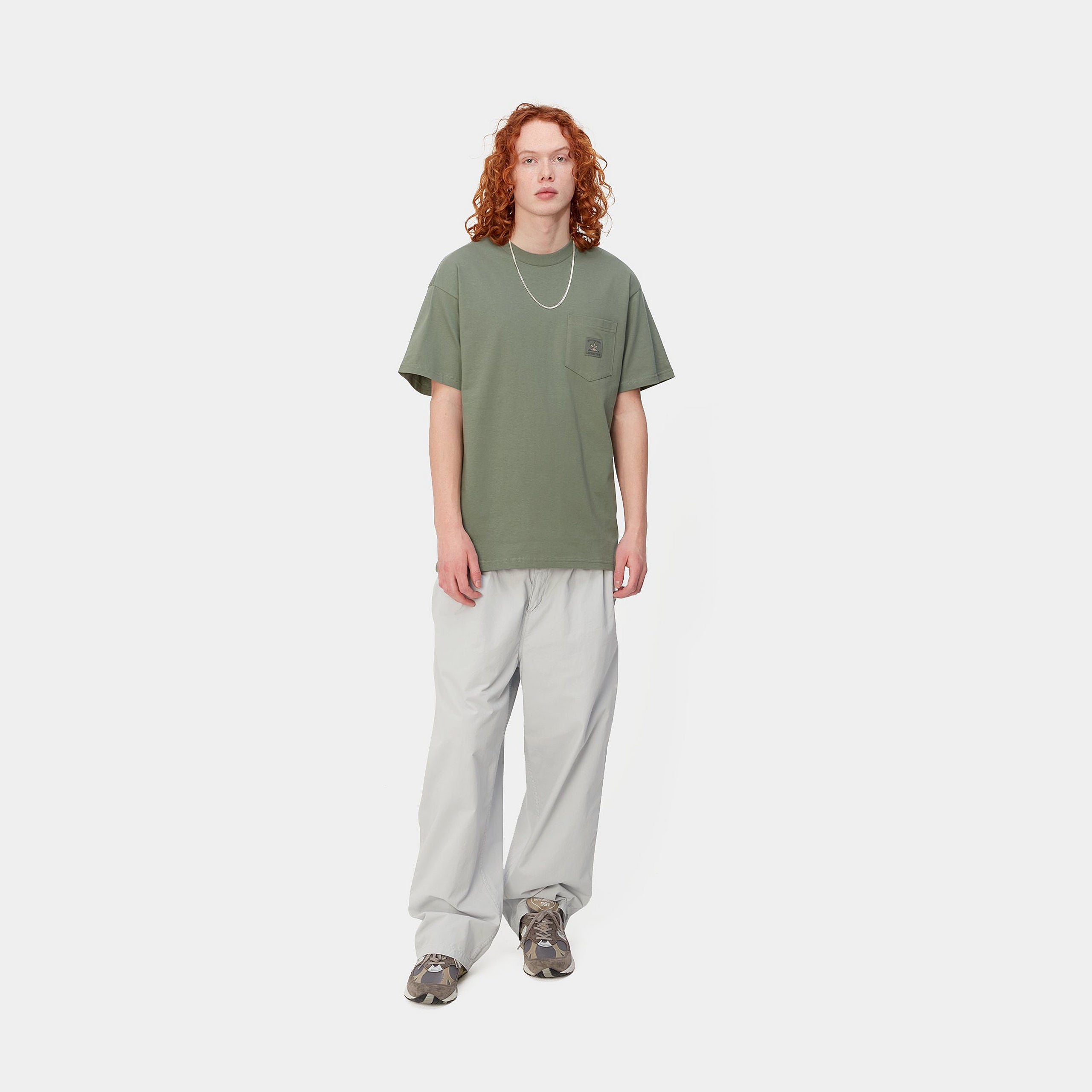 S/S FIELD POCKET T-SHIRT - Park