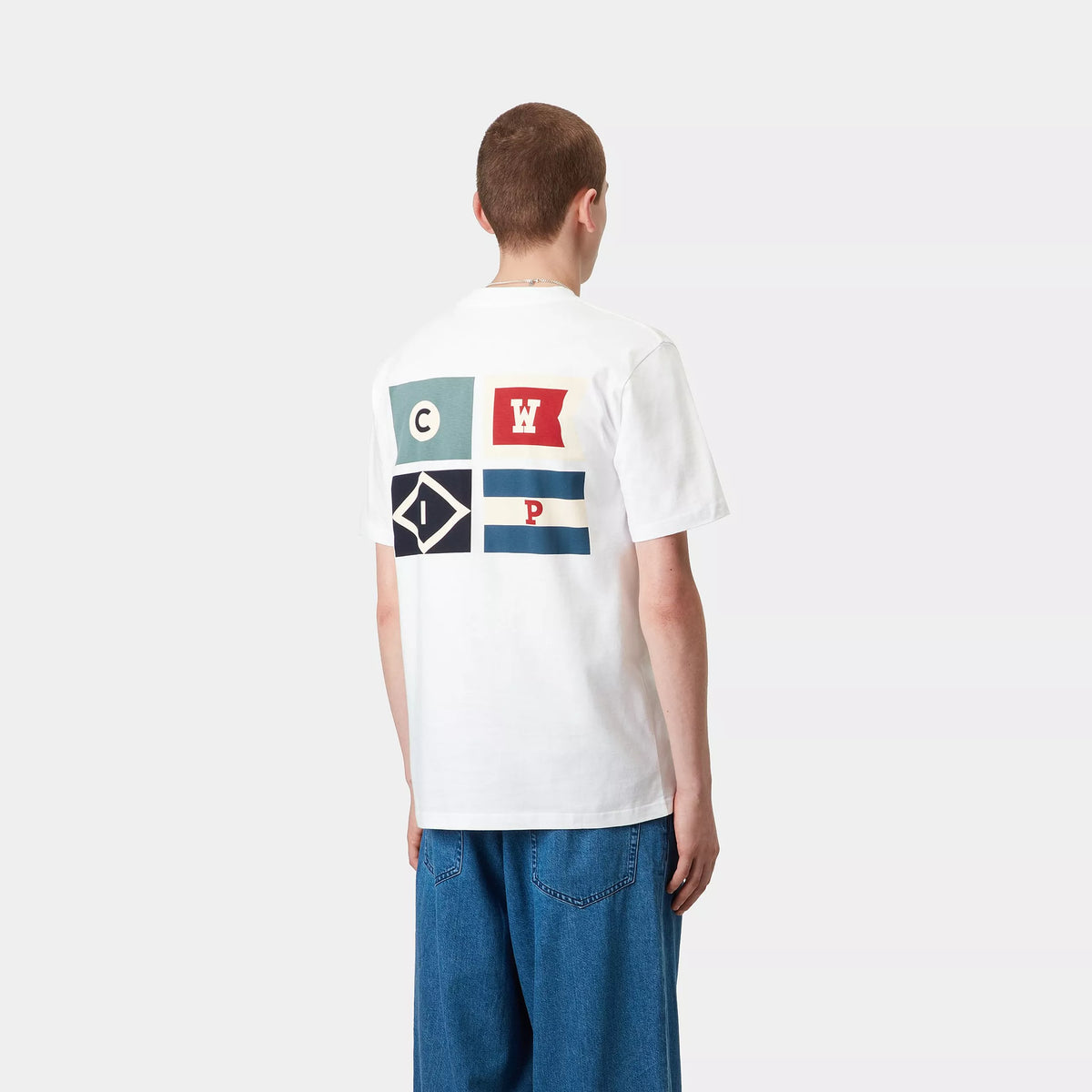 S/S FLAGS T-SHIRT - White 3
