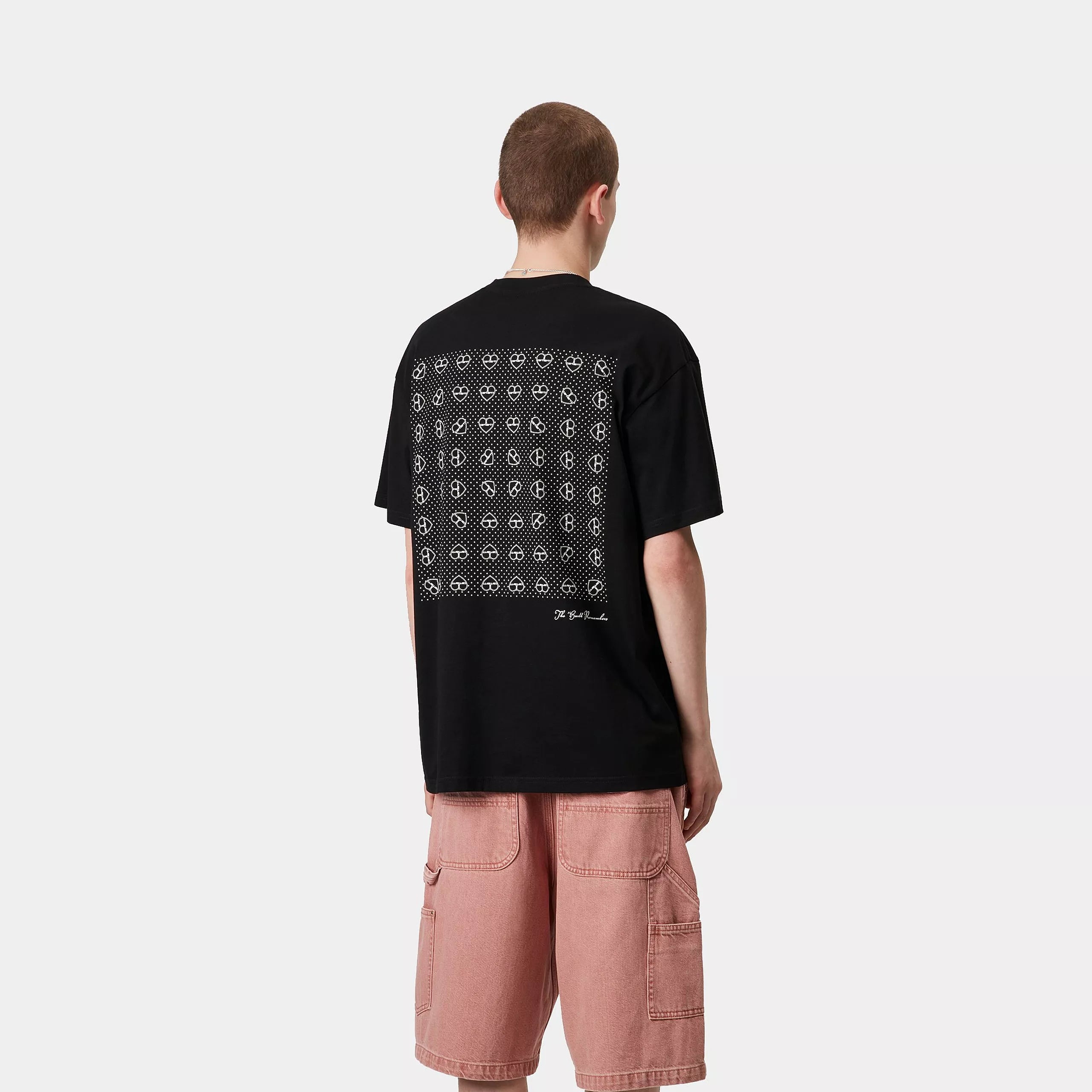 S/S FUROSHIKI T-SHIRT - Black / White