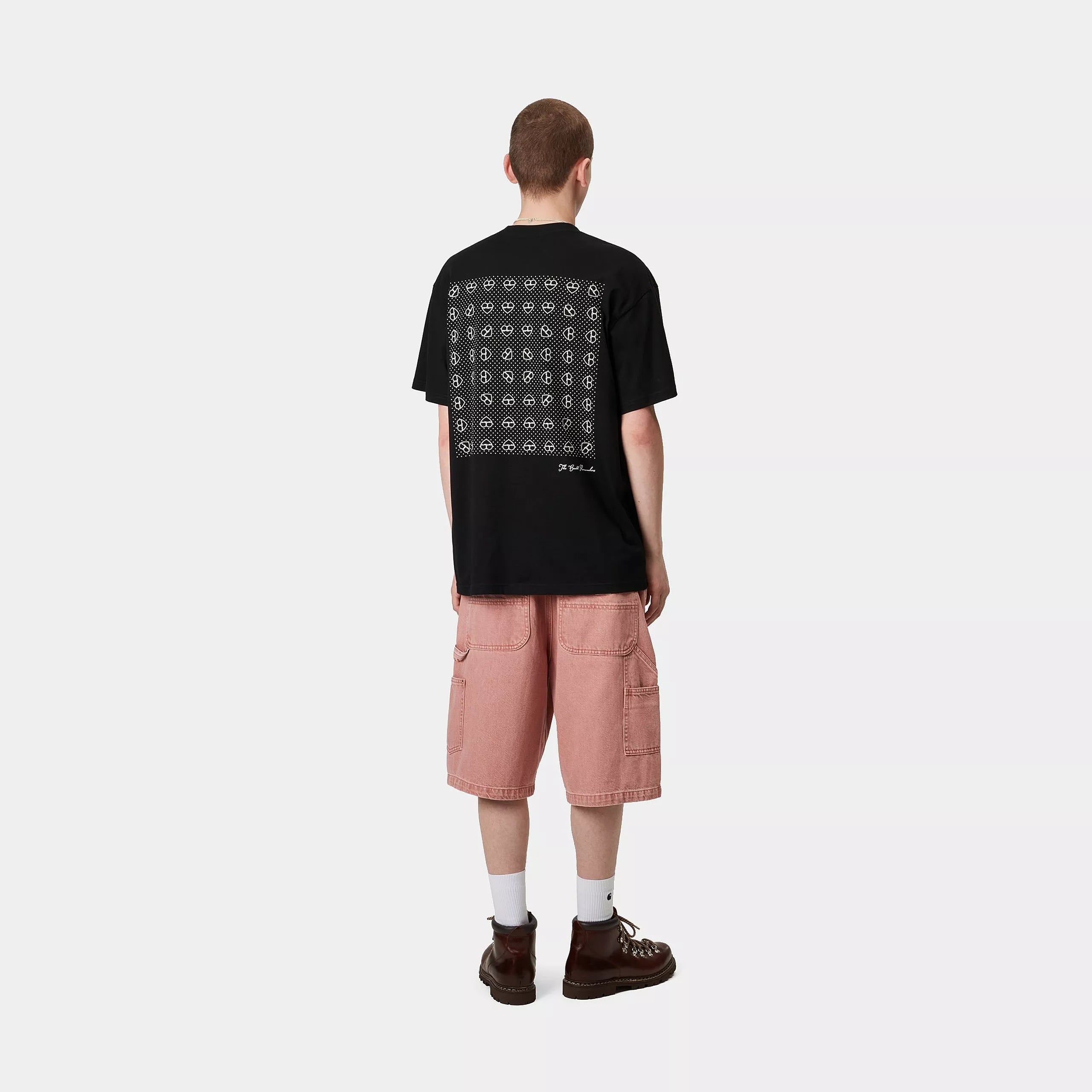 S/S FUROSHIKI T-SHIRT - Black / White