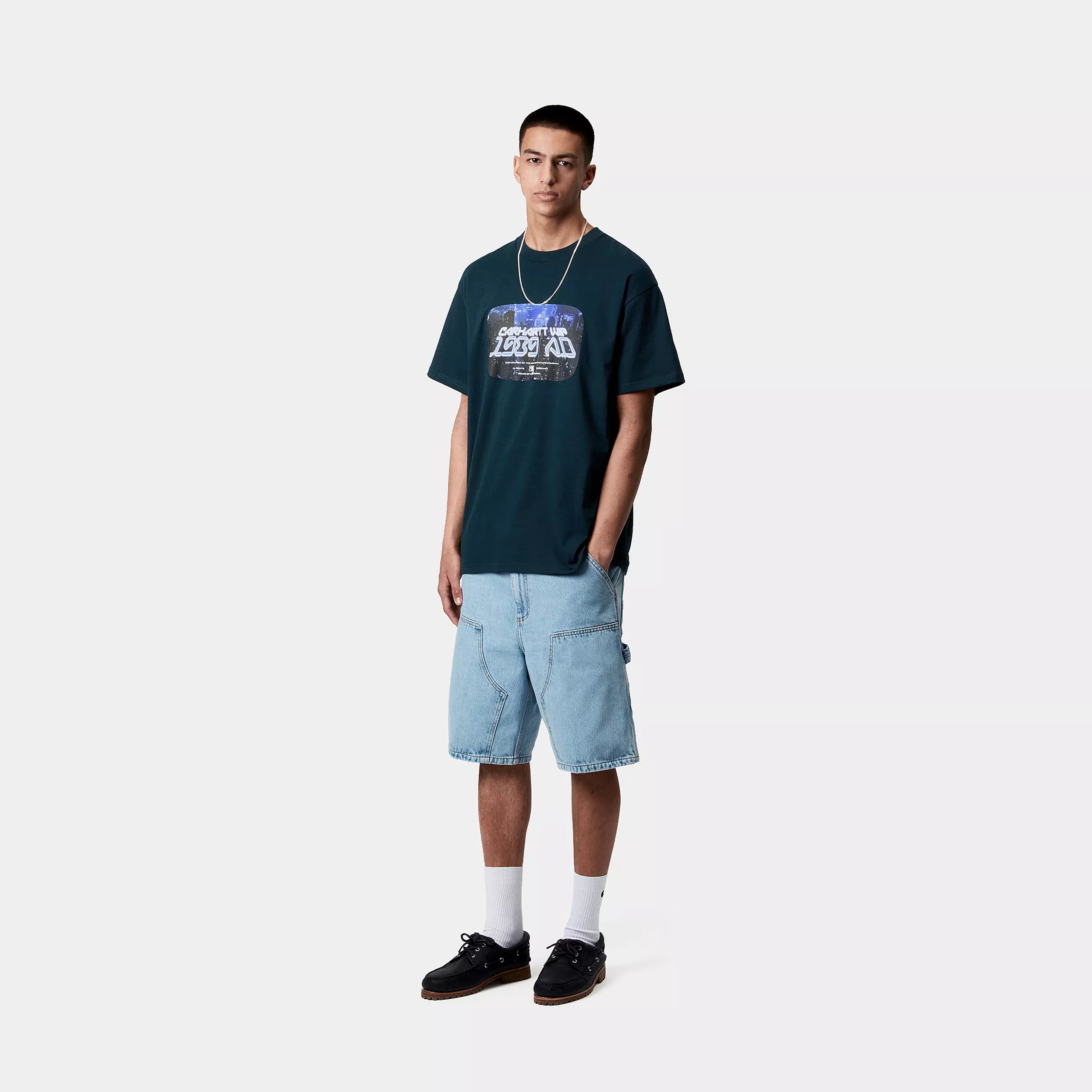 S/S GREATEST FLICKS T-SHIRT - Deep Lagoon 4