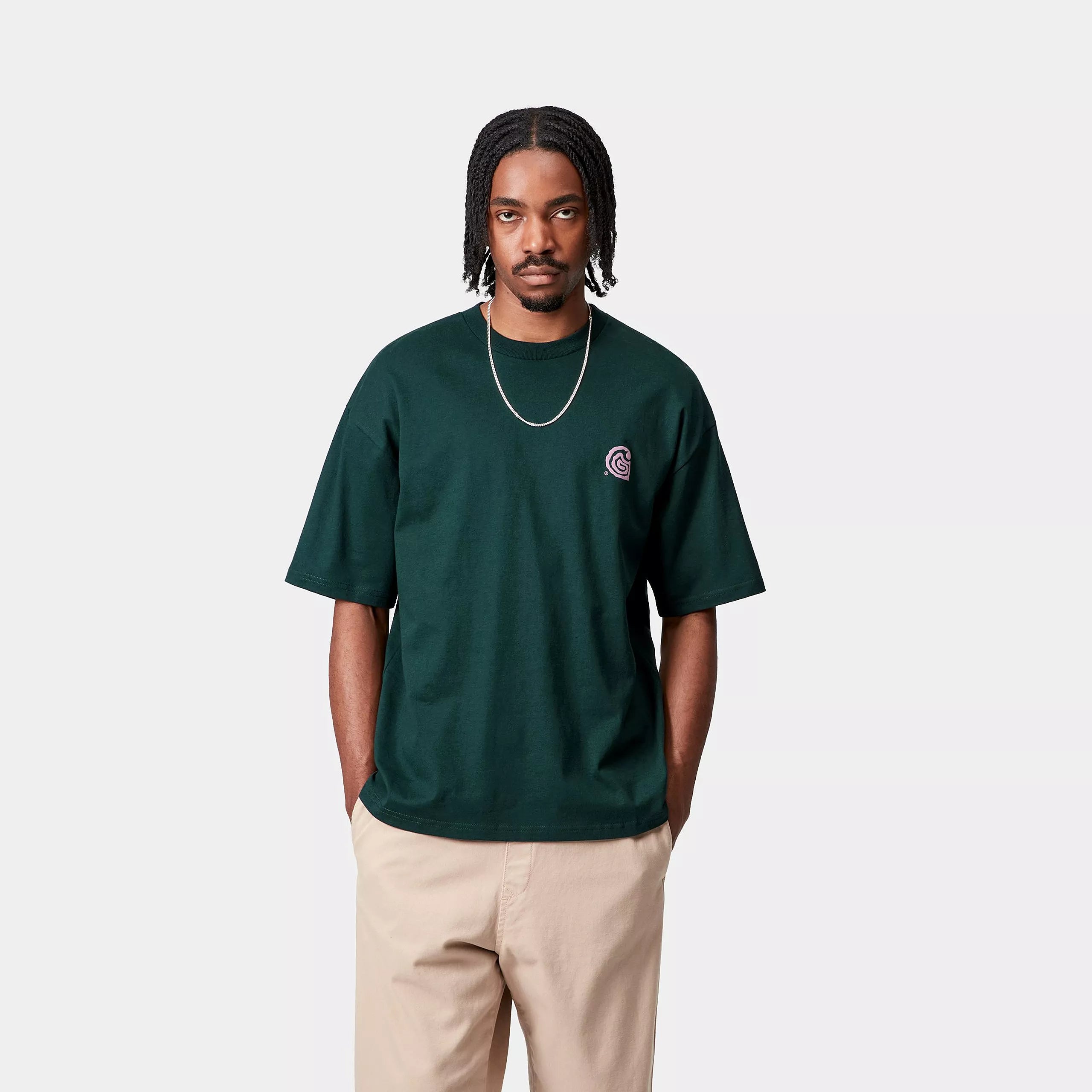 S/S HELIX T-SHIRT  - Deep Lagoon