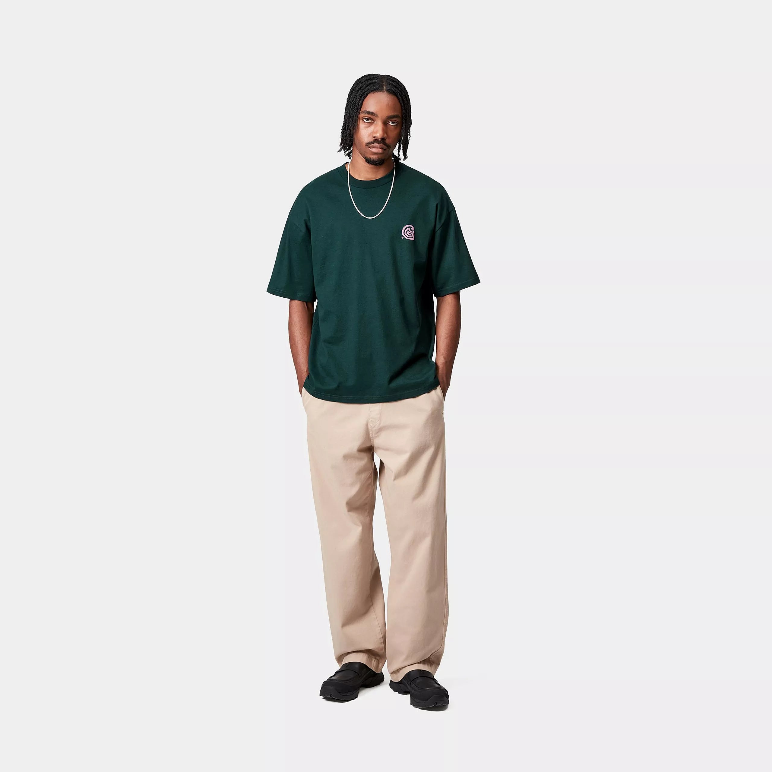 S/S HELIX T-SHIRT  - Deep Lagoon