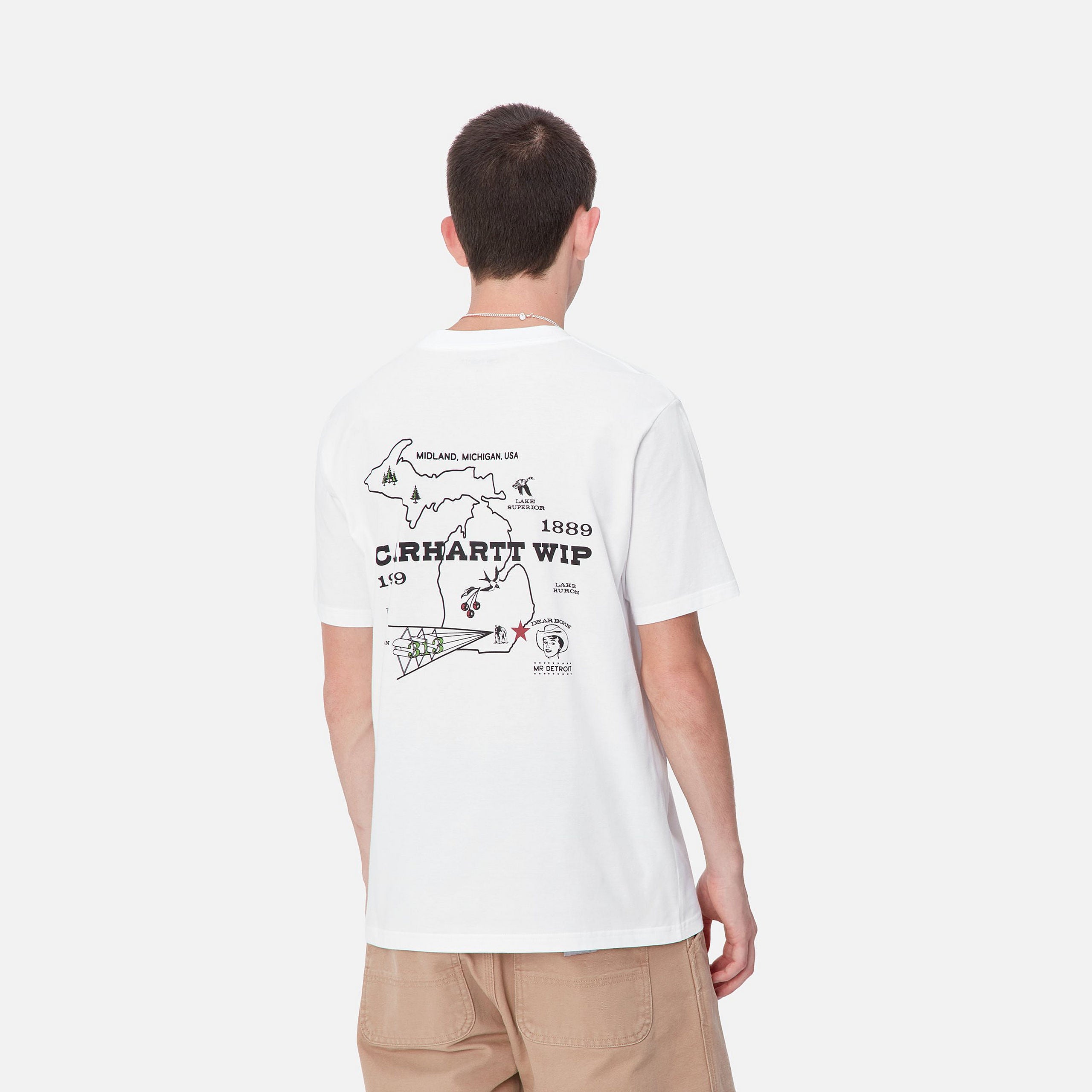 S/S HOME STATE T-SHIRT - White