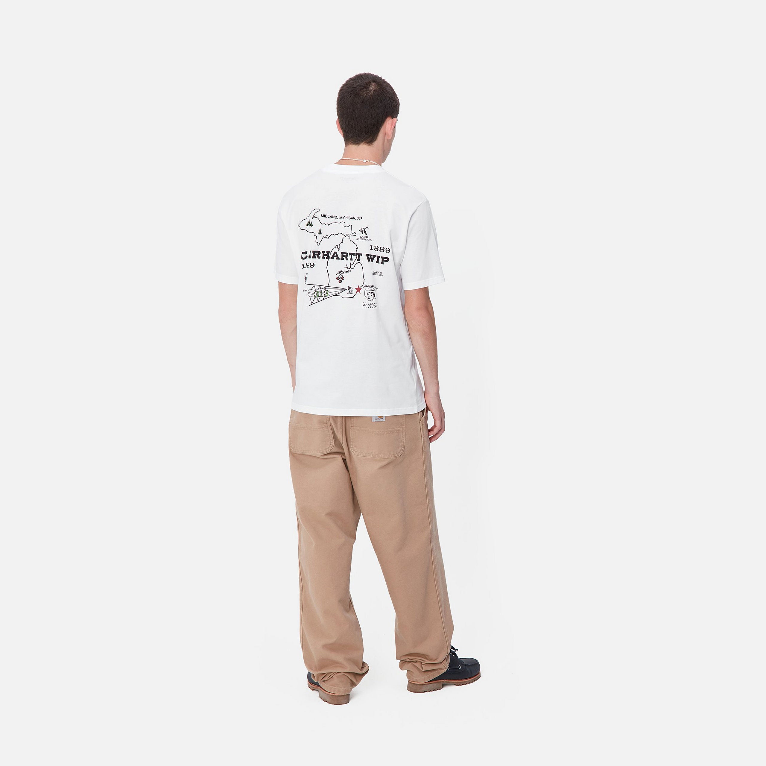 S/S HOME STATE T-SHIRT - White 4