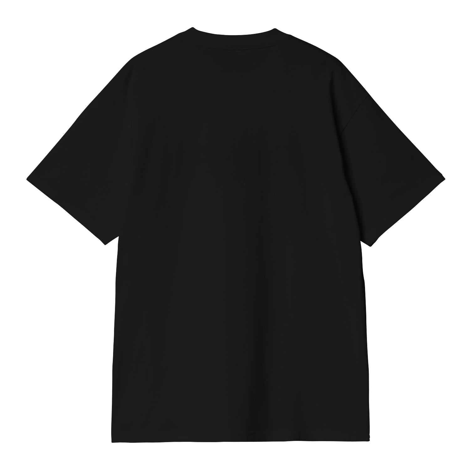 S/S LABEL SCRIPT T-SHIRT - Black