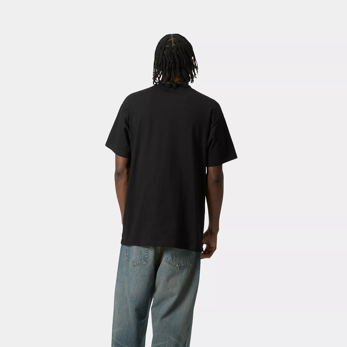 S/S LABEL SCRIPT T-SHIRT - Black 3