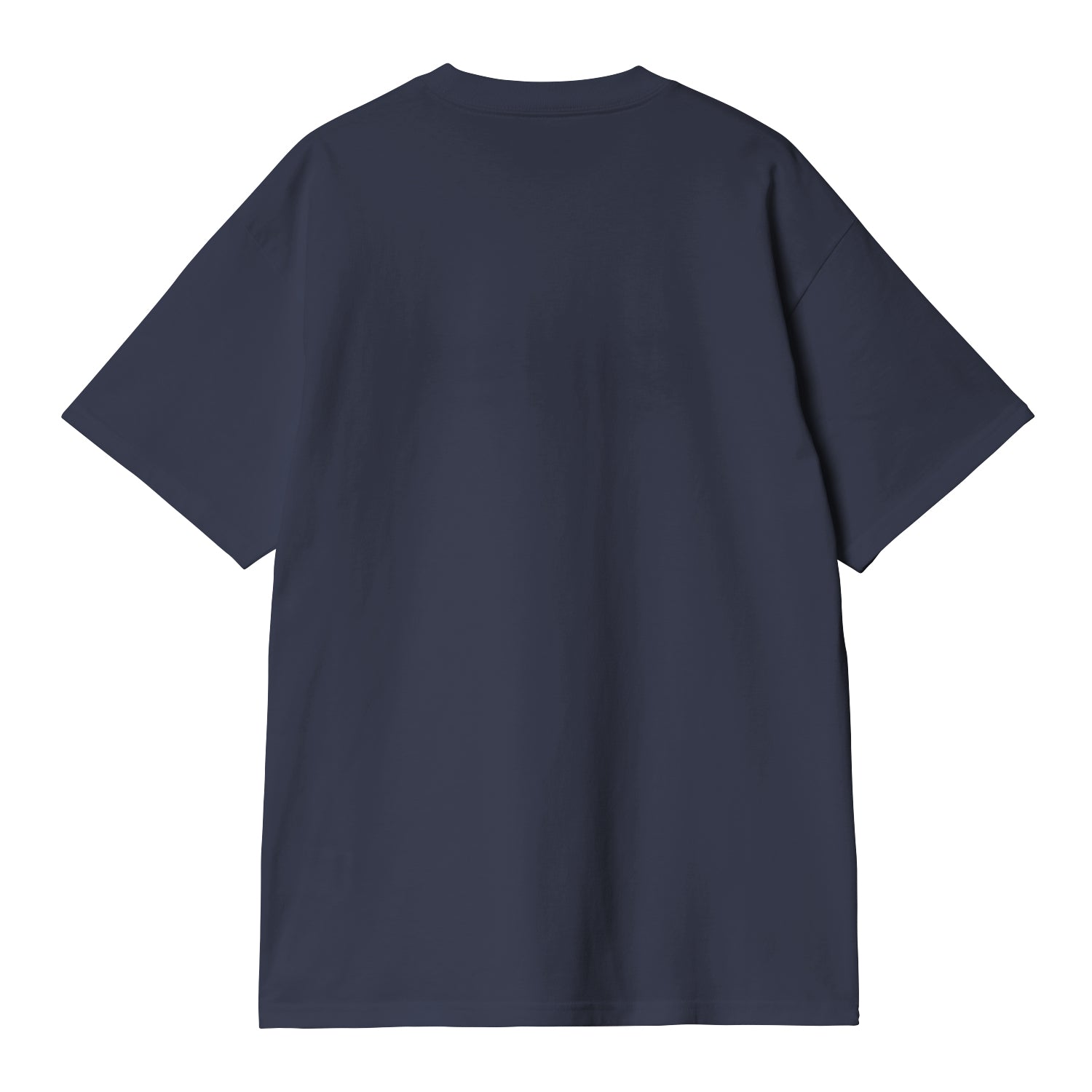 S/S LABEL SCRIPT T-SHIRT - Blue