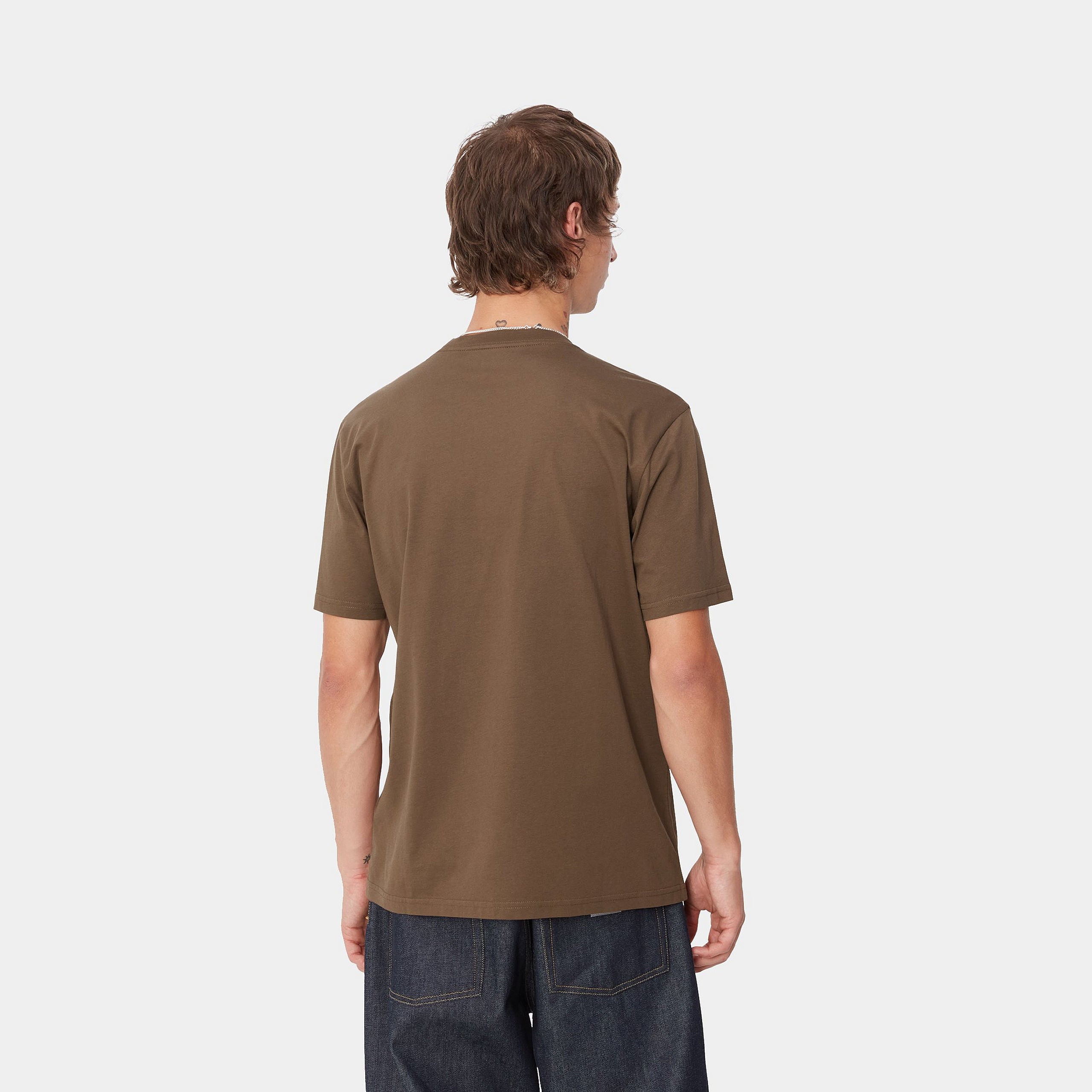 S/S MOVE ON UP T-SHIRT - Chocolate / Black