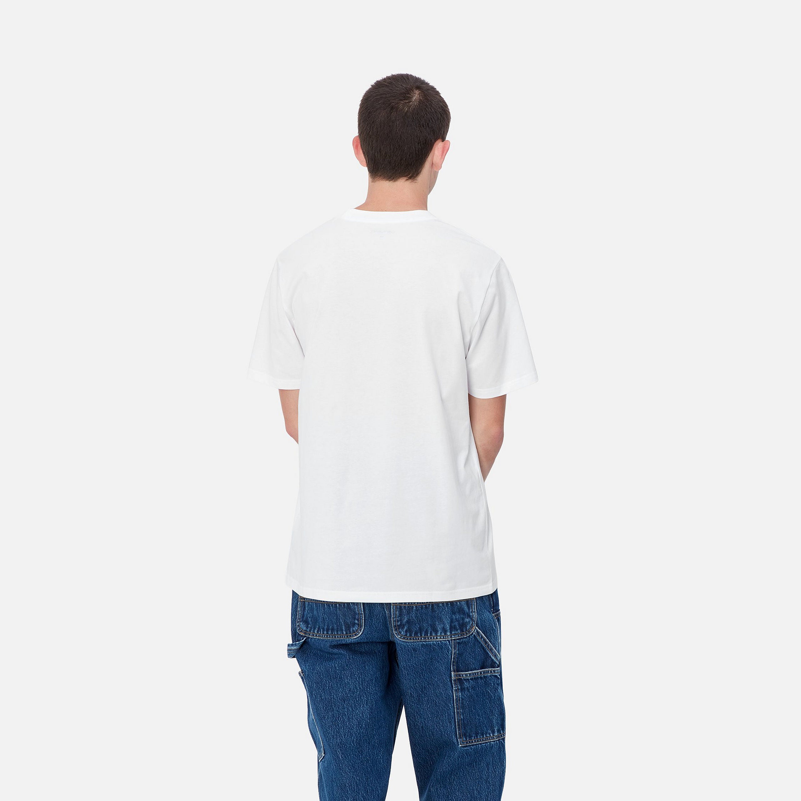 S/S MOVE ON UP T-SHIRT - White / Black