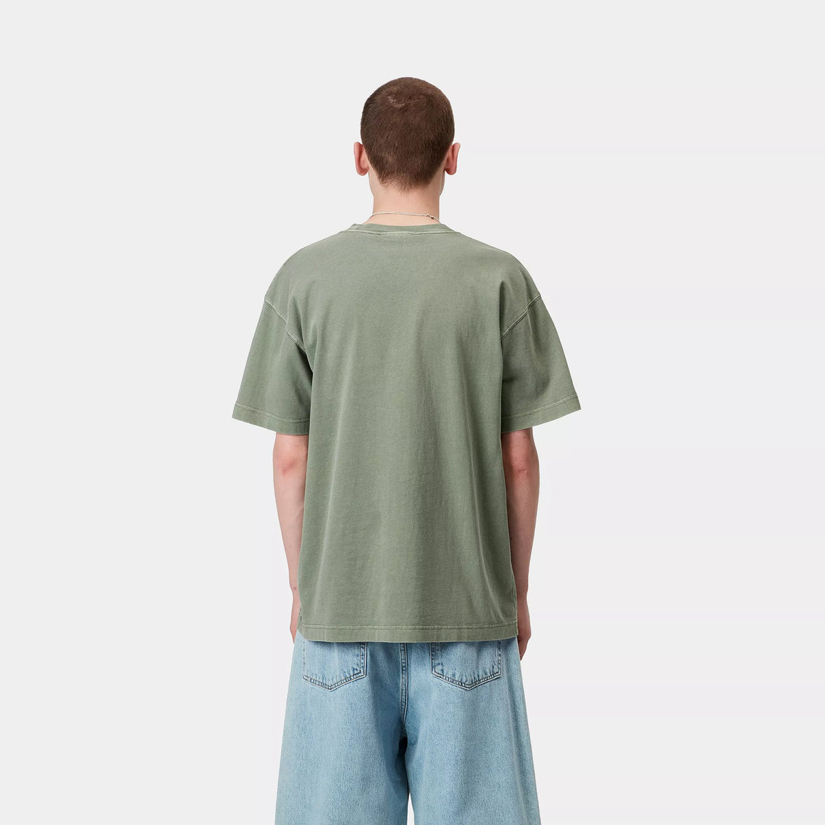 S/S NELSON T-SHIRT - Park (garment dyed) 3