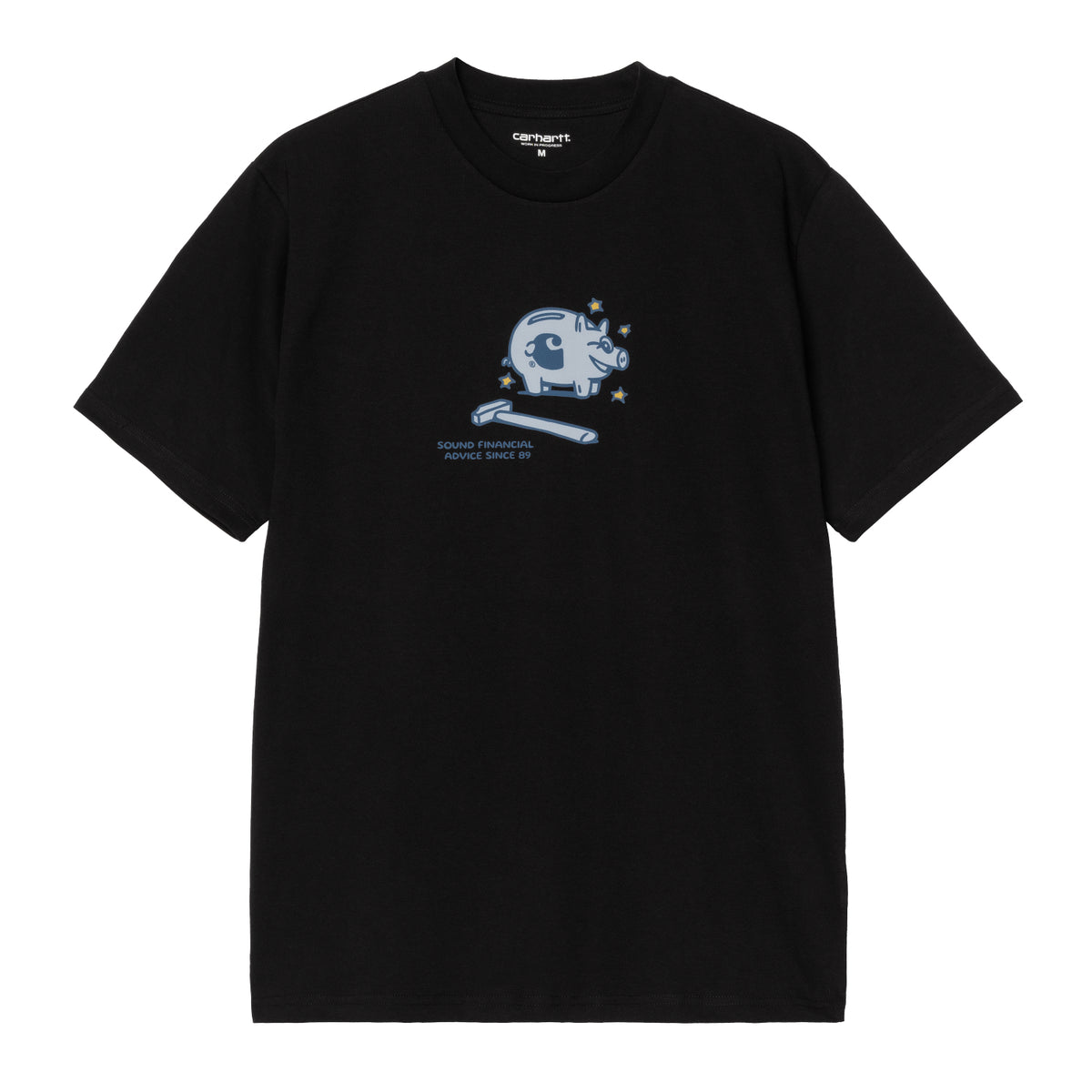 S/S PIGGYBANK T-SHIRT - Black 1