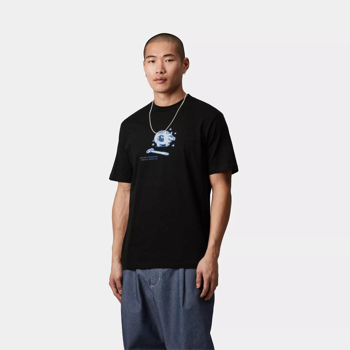 S/S PIGGYBANK T-SHIRT - Black 2