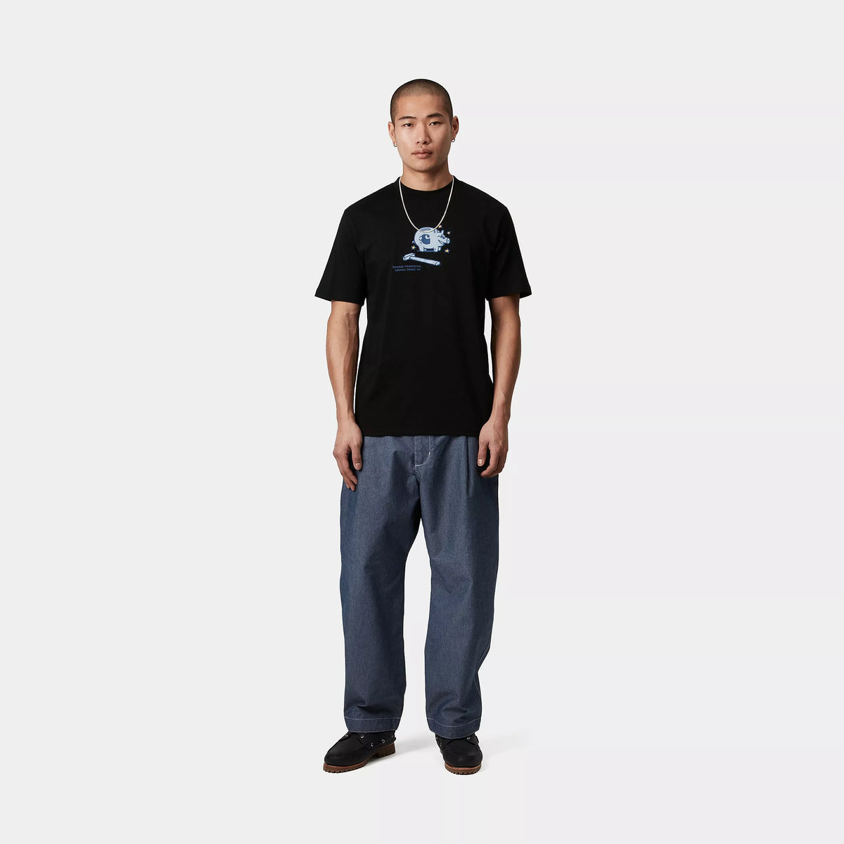 S/S PIGGYBANK T-SHIRT - Black 4