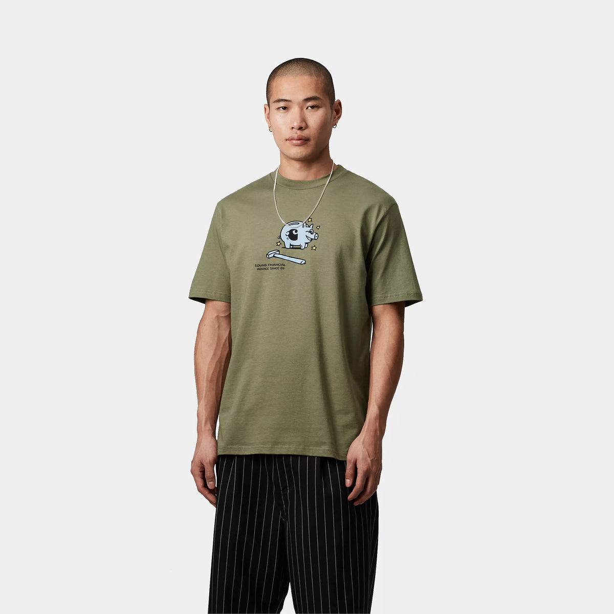 S/S PIGGYBANK T-SHIRT - Dollar Green 2