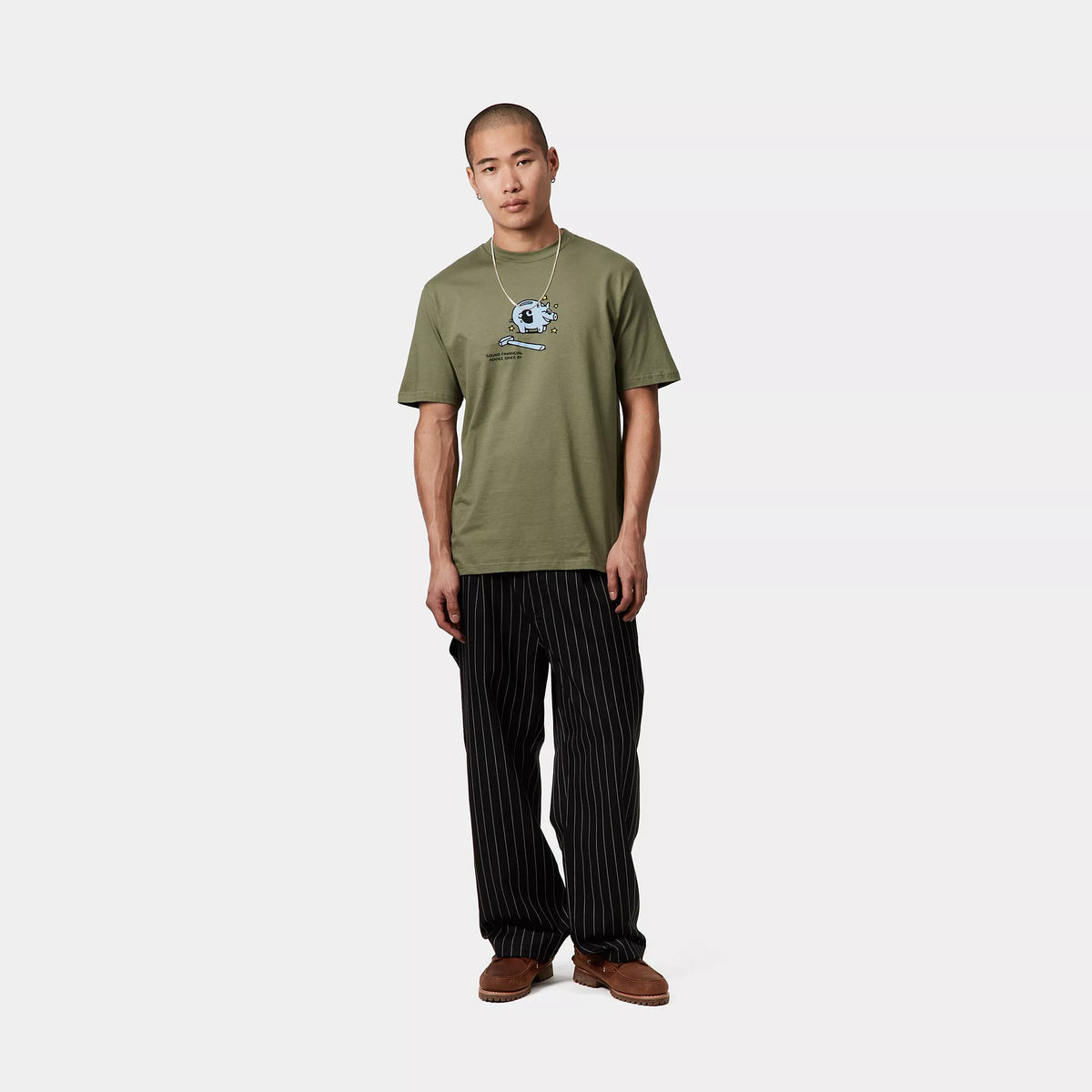 S/S PIGGYBANK T-SHIRT - Dollar Green 4