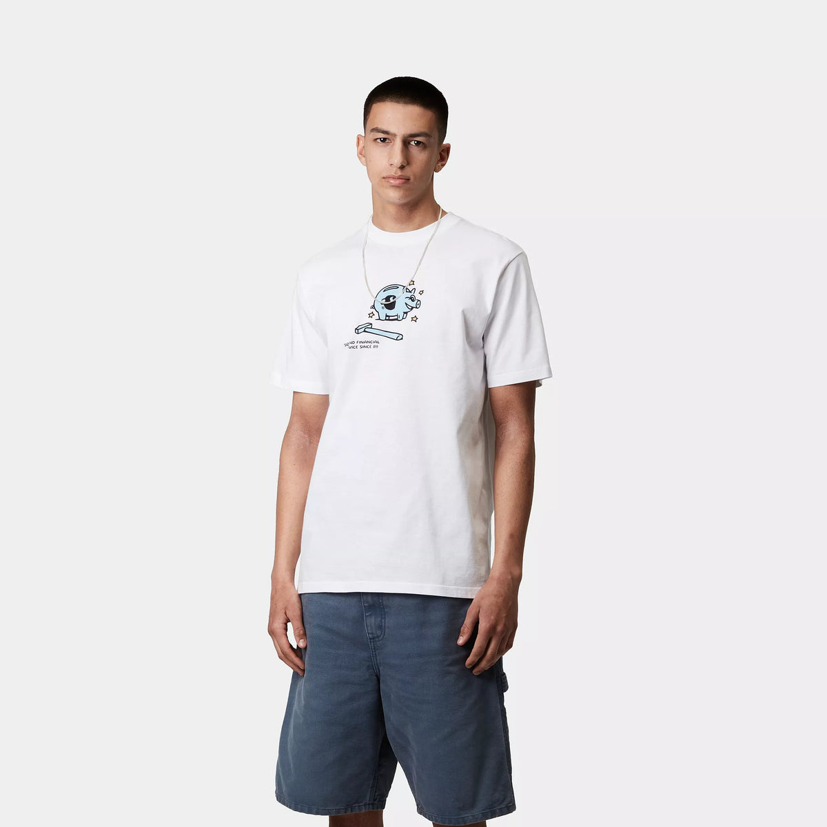 S/S PIGGYBANK T-SHIRT - White 2