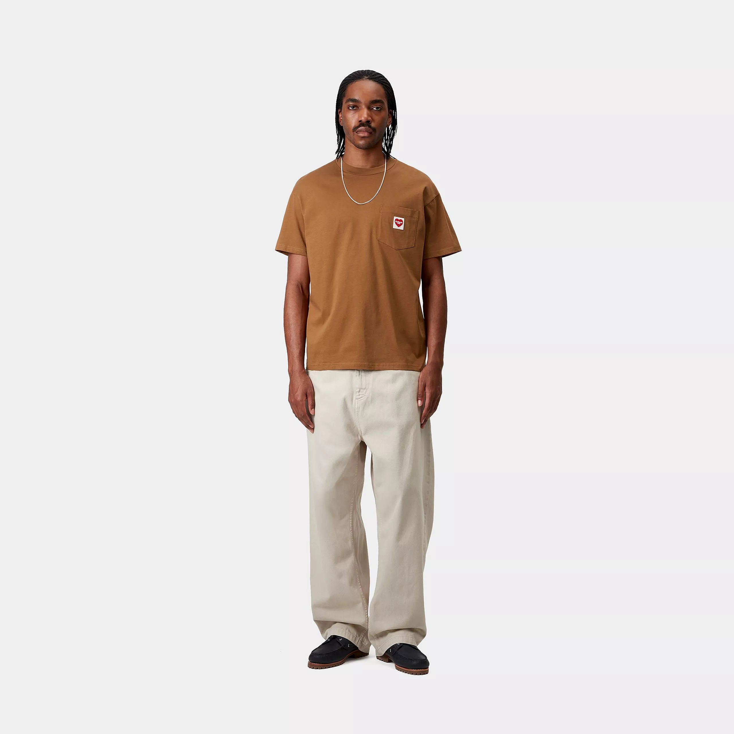 S/S POCKET HEART T-SHIRT - Hamilton Brown 4
