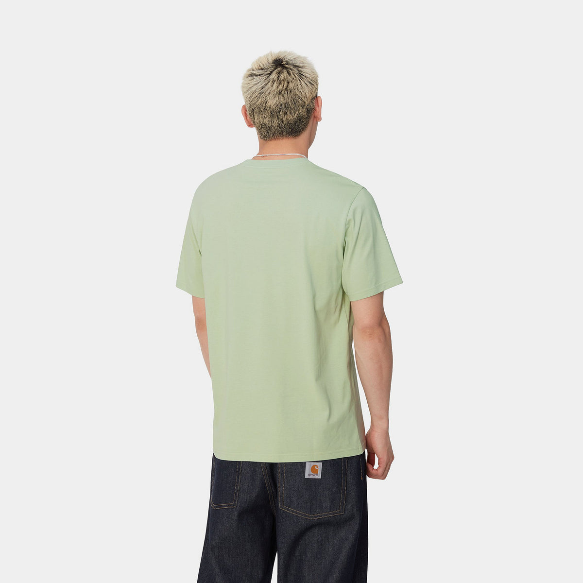 S/S POCKET T-SHIRT - Charm Green 3