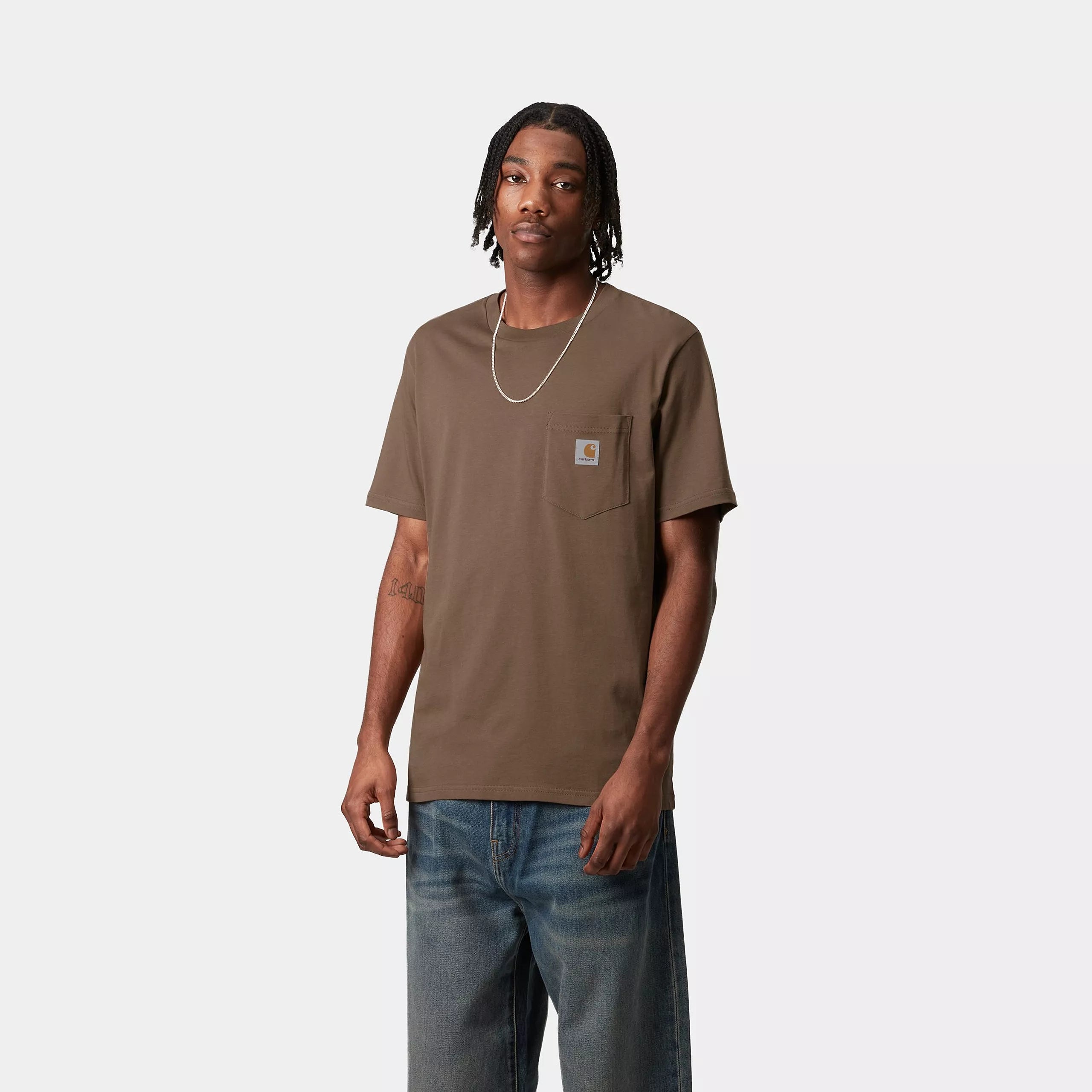 S/S POCKET T-SHIRT - Coconut 2