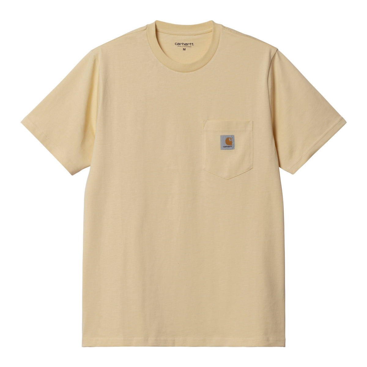 S/S POCKET T-SHIRT - Cornsilk 1