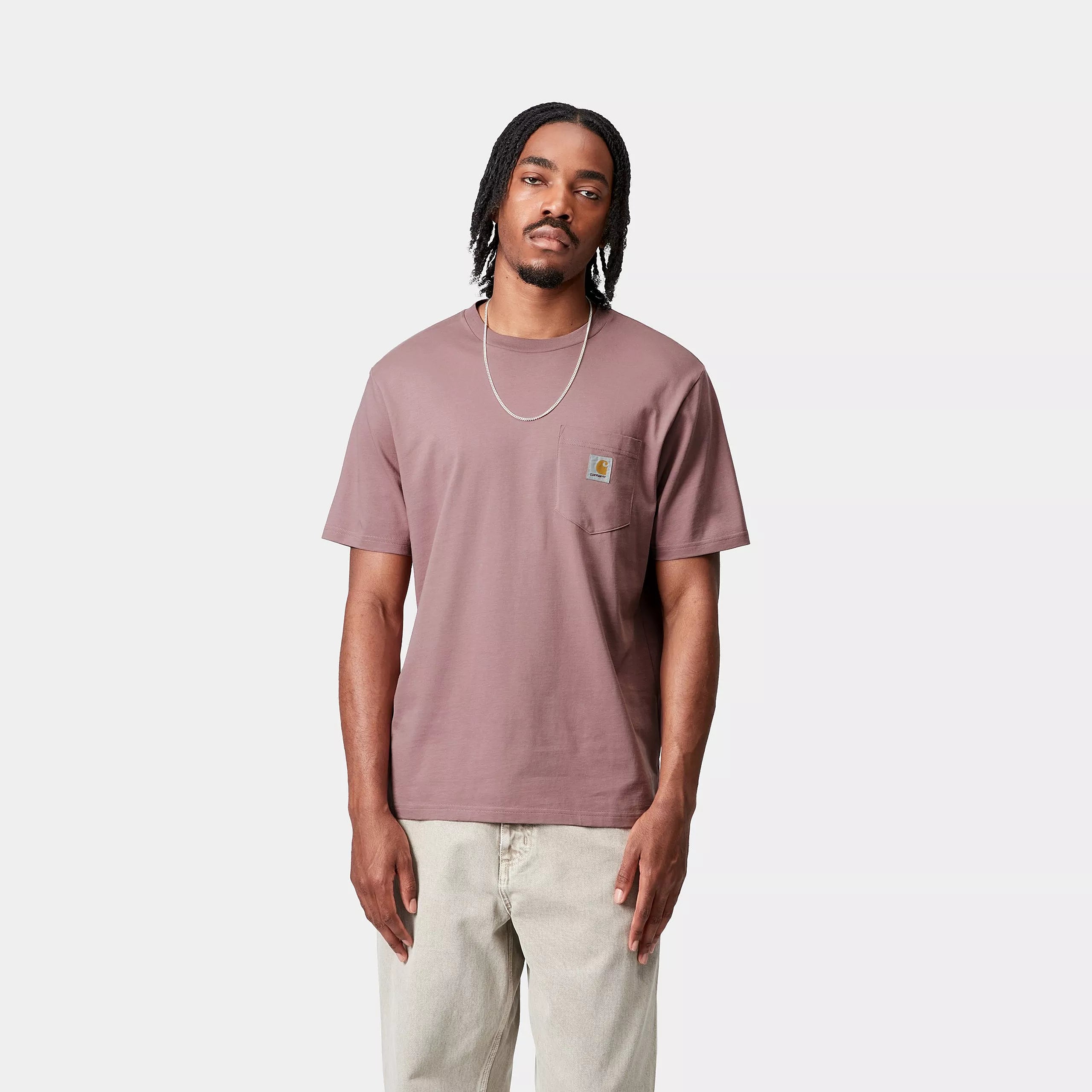 S/S POCKET T-SHIRT  - Daphne