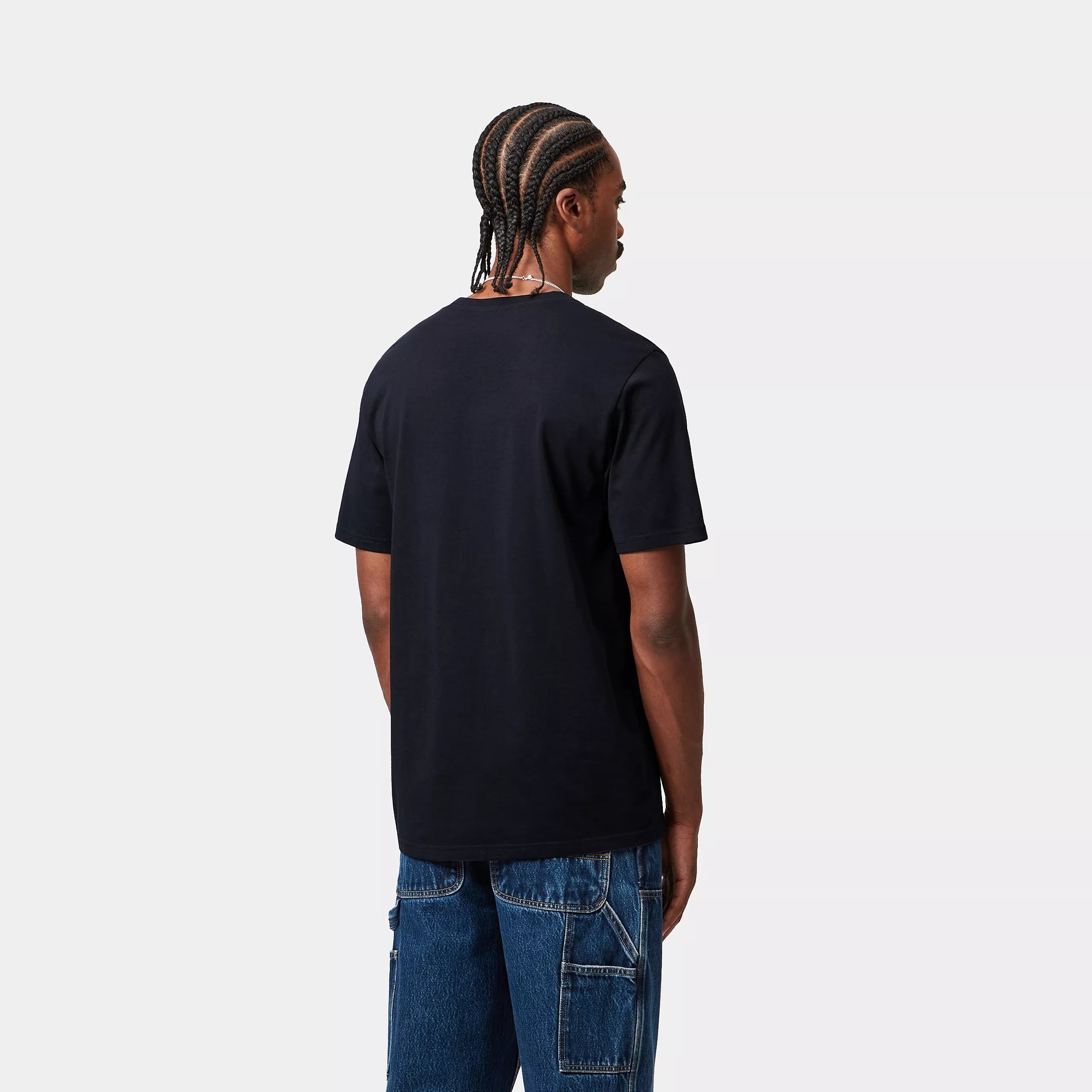 S/S POCKET T-SHIRT  - Dark Navy