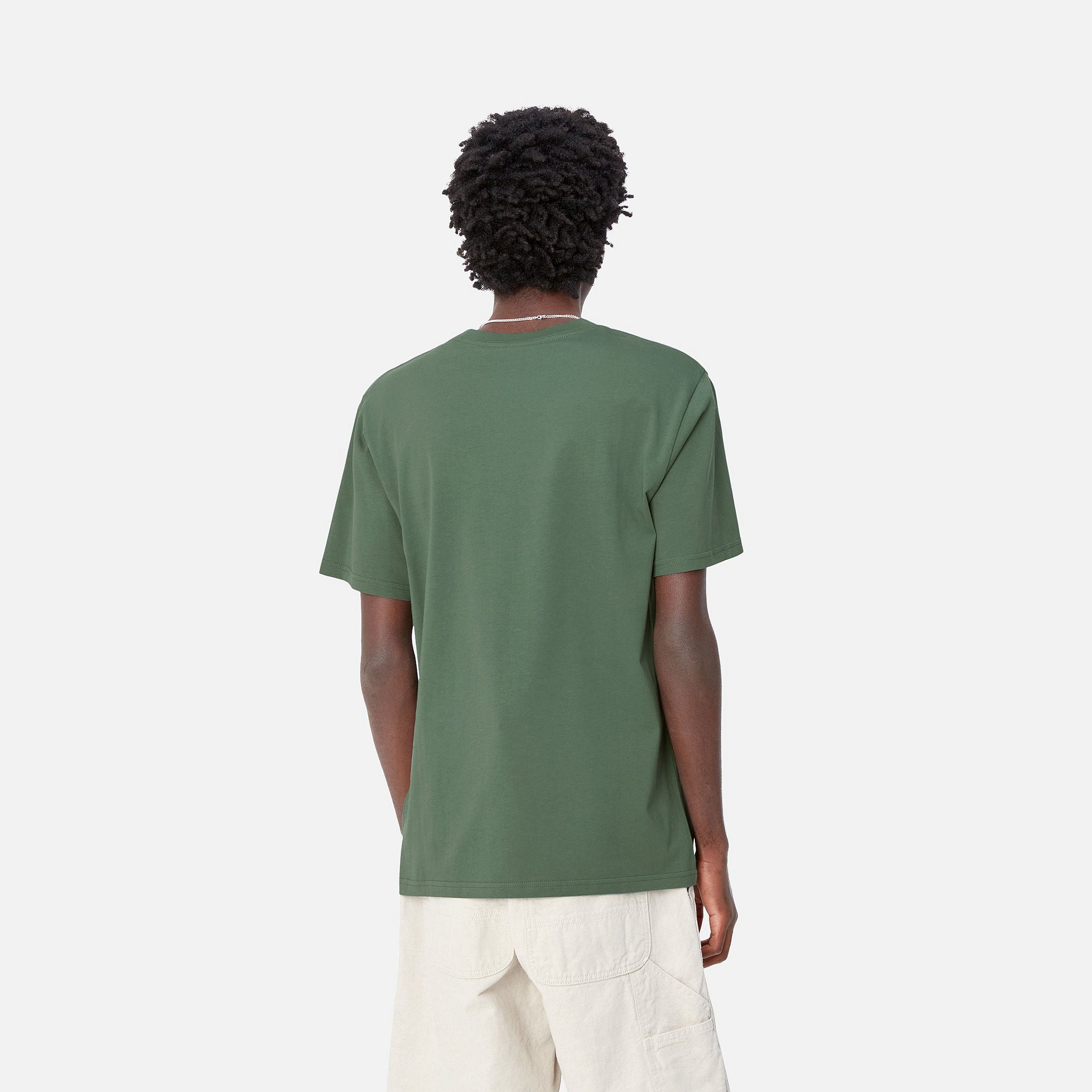 S/S POCKET T-SHIRT - Duck Green