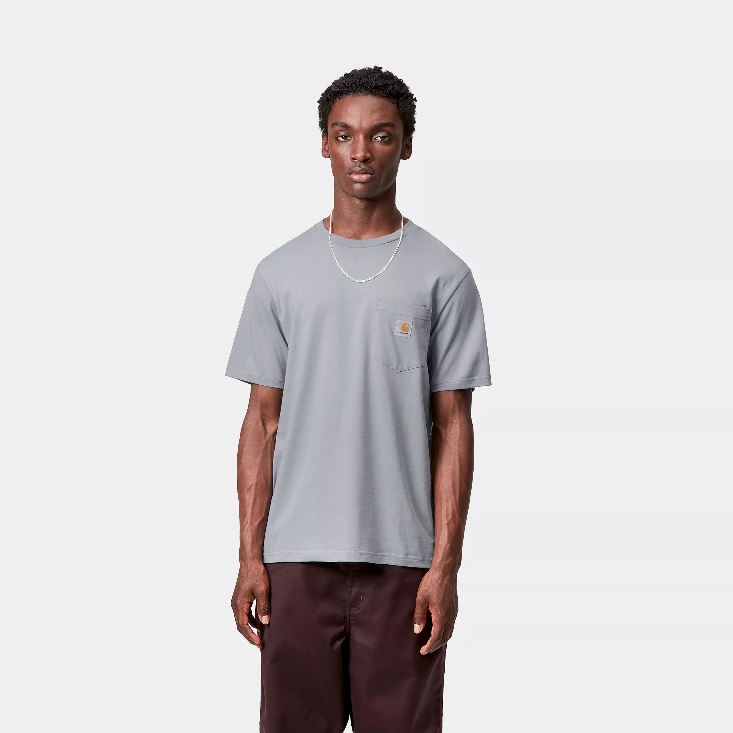 S/S POCKET T-SHIRT  - Mirror