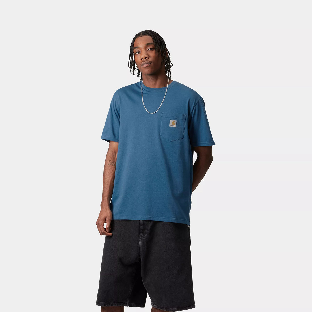 S/S POCKET T-SHIRT - Sodalite 2