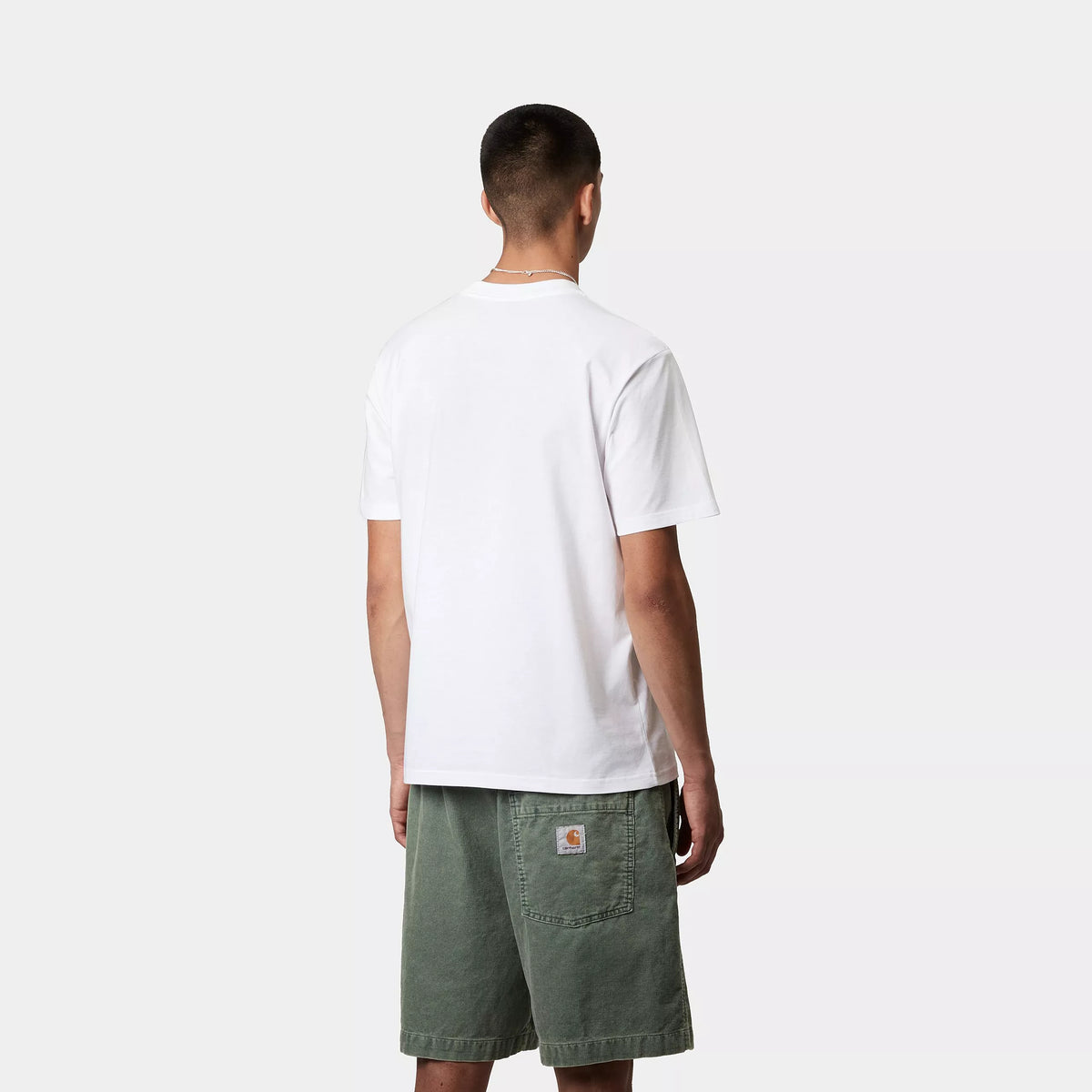 S/S PRECISION WORK T-SHIRT - White 3