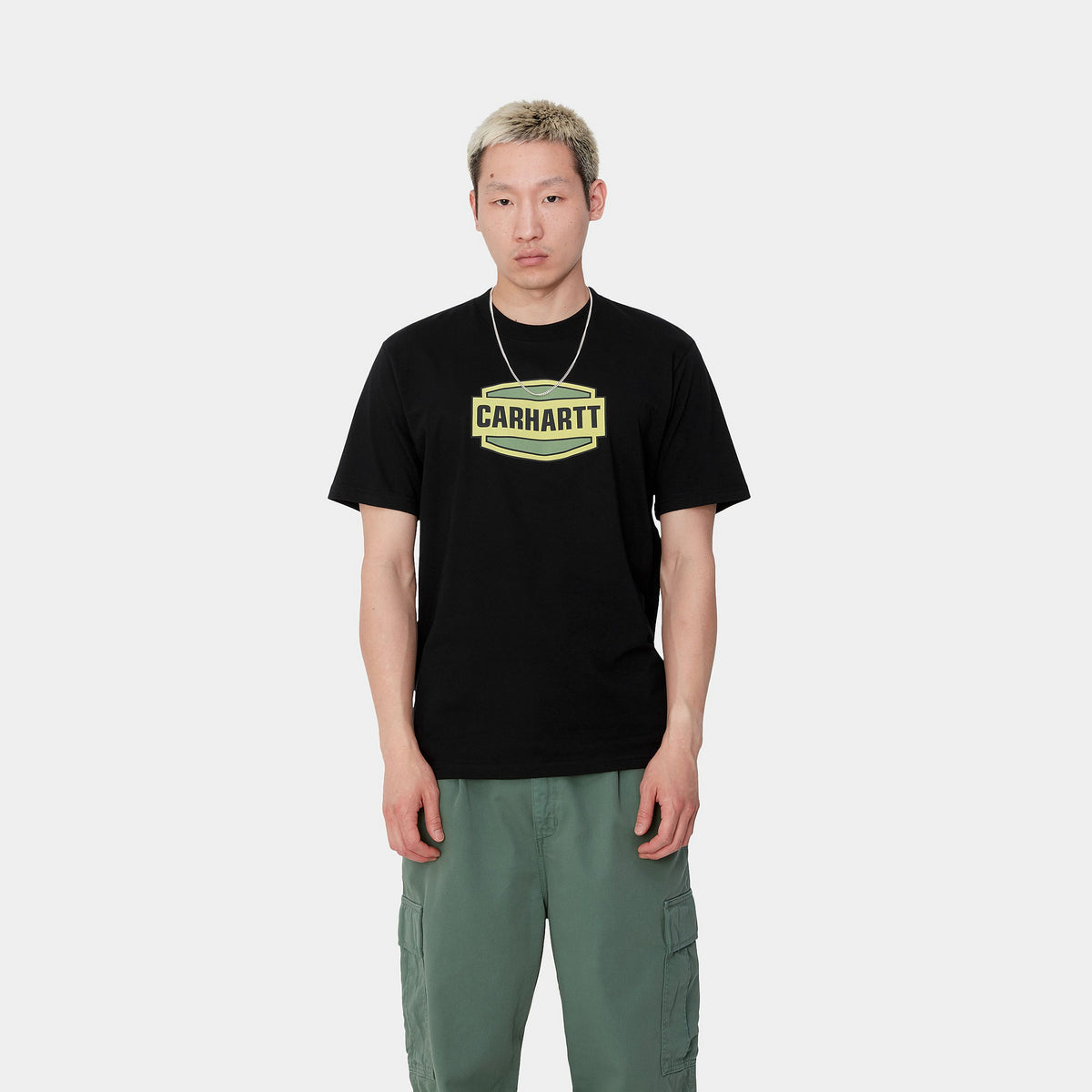 S/S PRESS SCRIPT T-SHIRT - Black 2