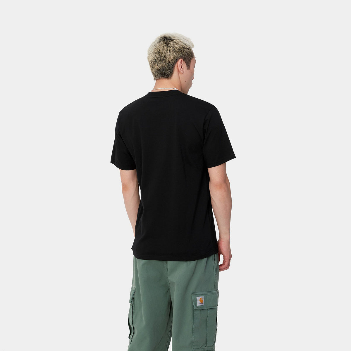 S/S PRESS SCRIPT T-SHIRT - Black 3